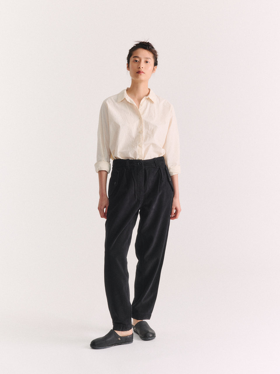 HIROSHI PANT - SOFTY - BLACK