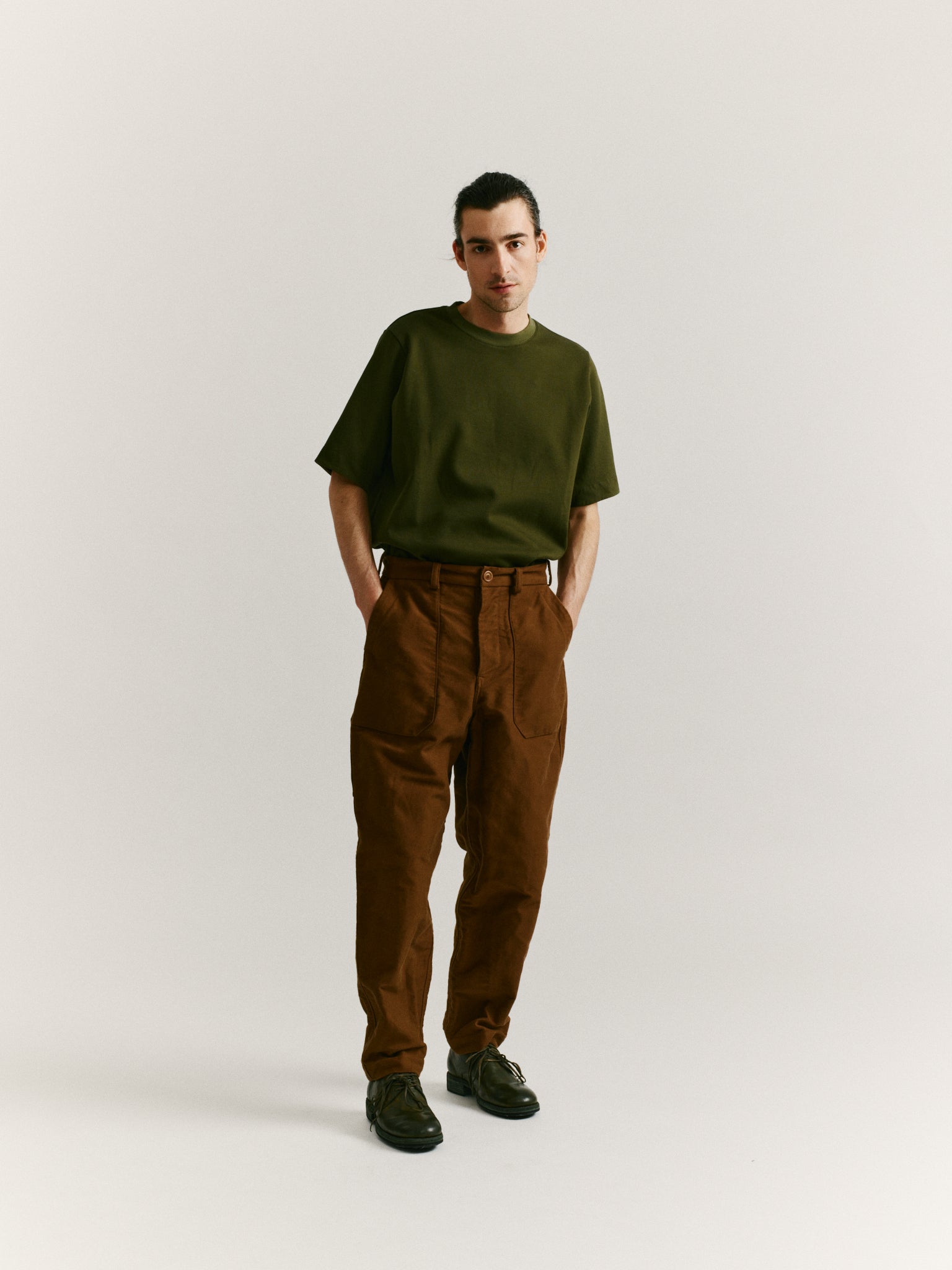 CARGO PANT - FAILLE - GINGER