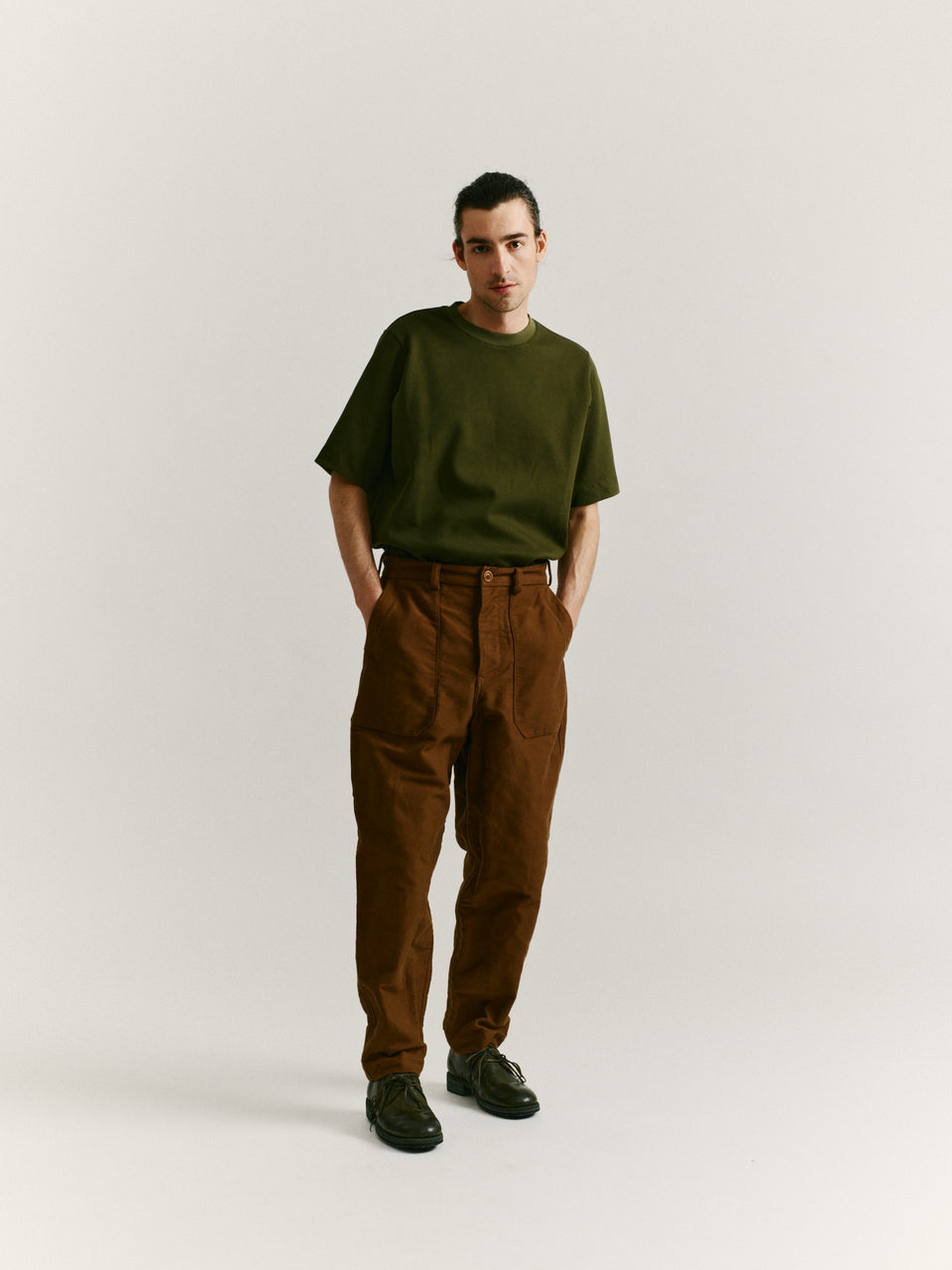 CARGO PANT - FAILLE - GINGER