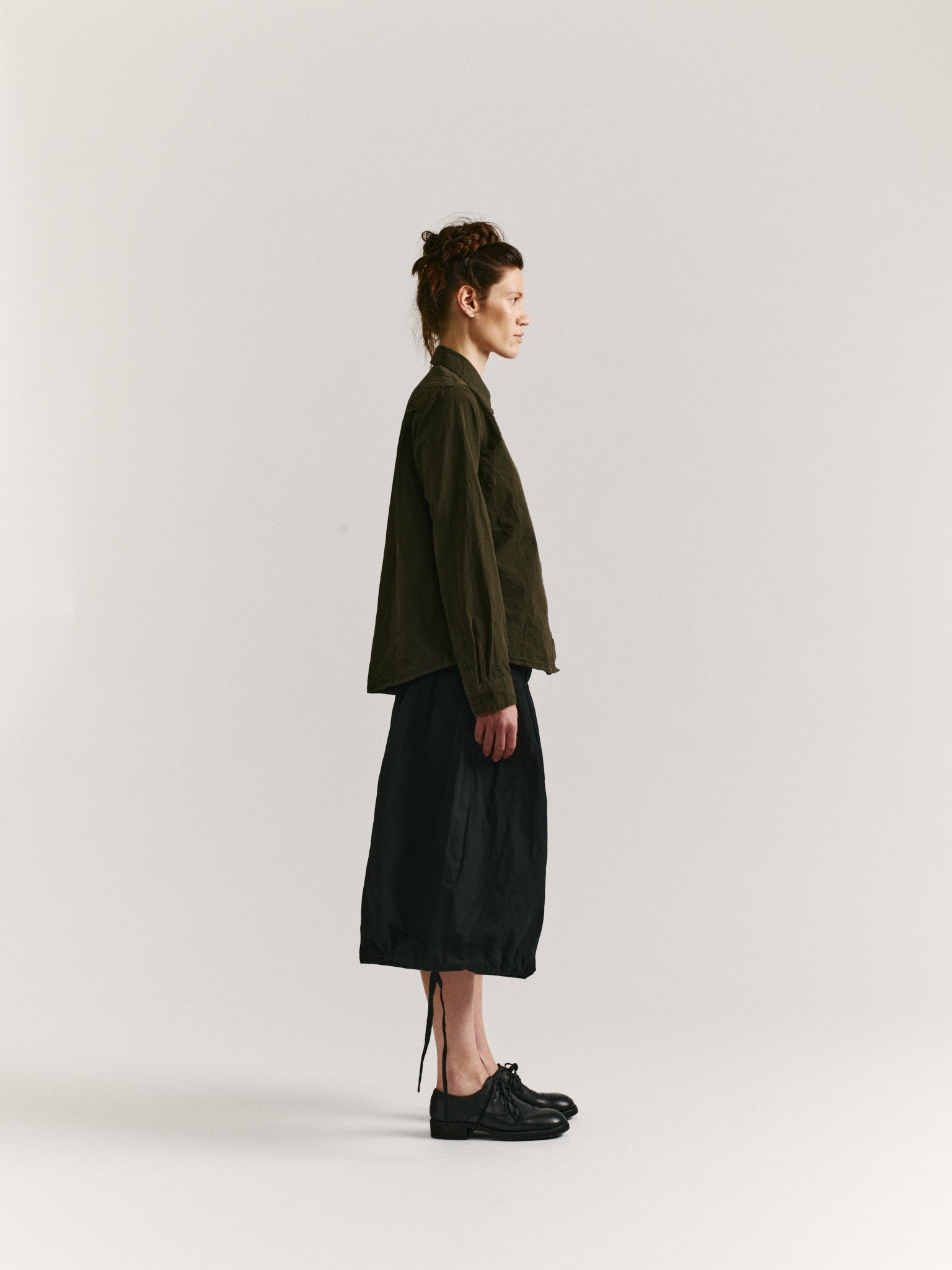 CHLOE SHIRT - PAPER COT - KHAKI