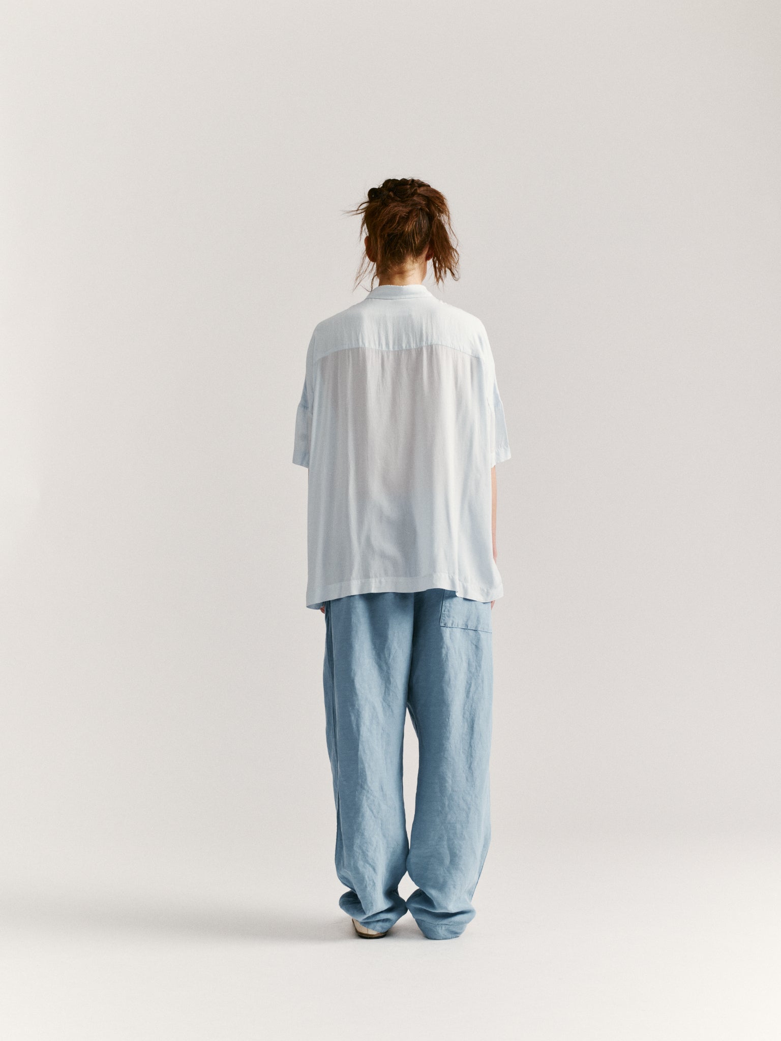SQUARE SHIRT - COSIE - AQUA