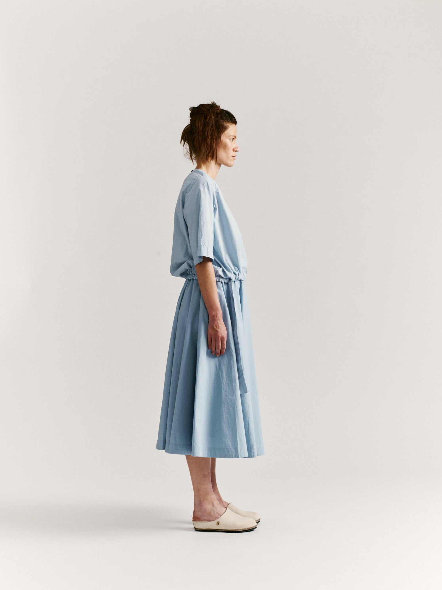 ASTRID TOP - L COT - DUSK