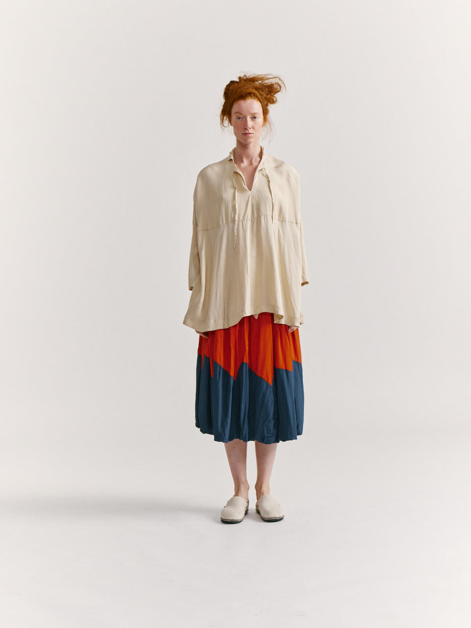 HALLES TOP - TULIPY - IVORY
