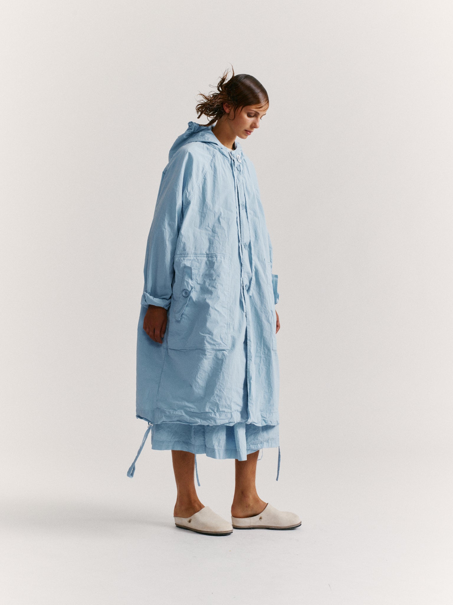 LIEGE PARKA - TAFFETA - SKY BLU