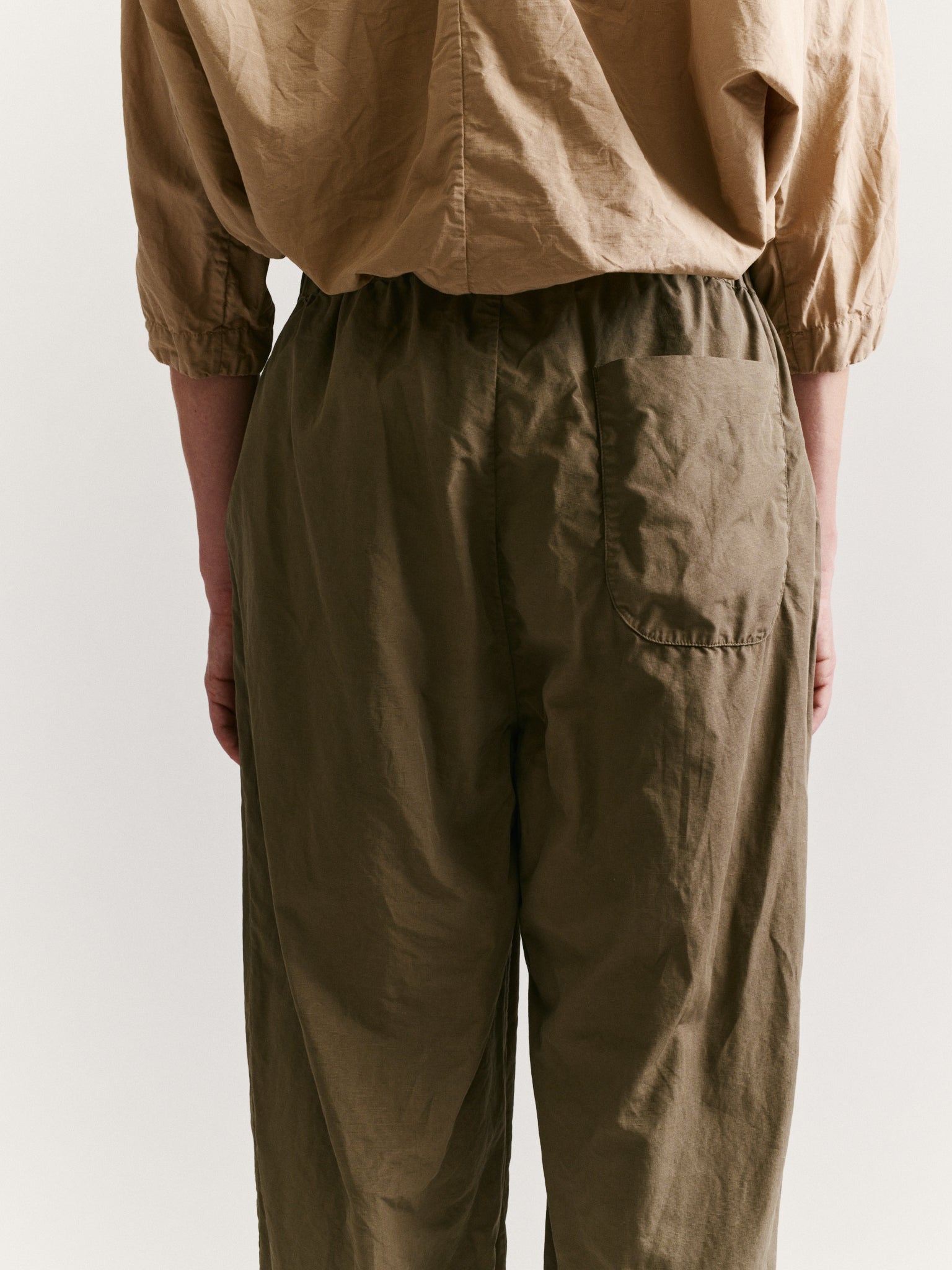 FABI ITALIEN PANT - LIN COT - OLIVE