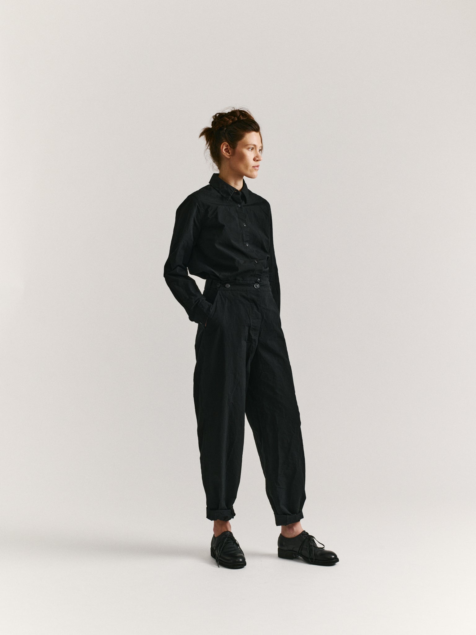 JUDE PANT - PAPER COT - BLACK
