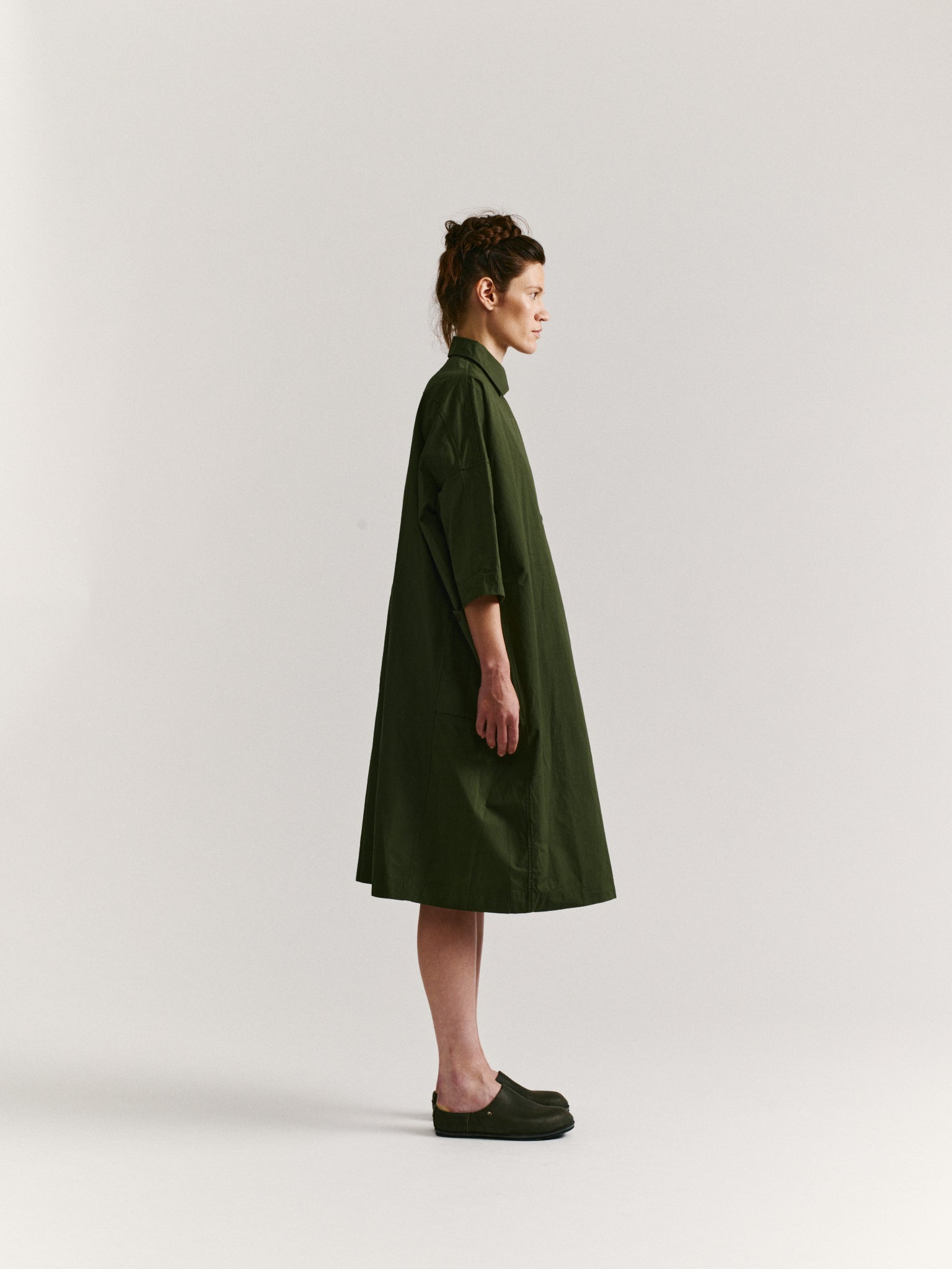 FEBRUARY DRESS - H CARD - OLIVE