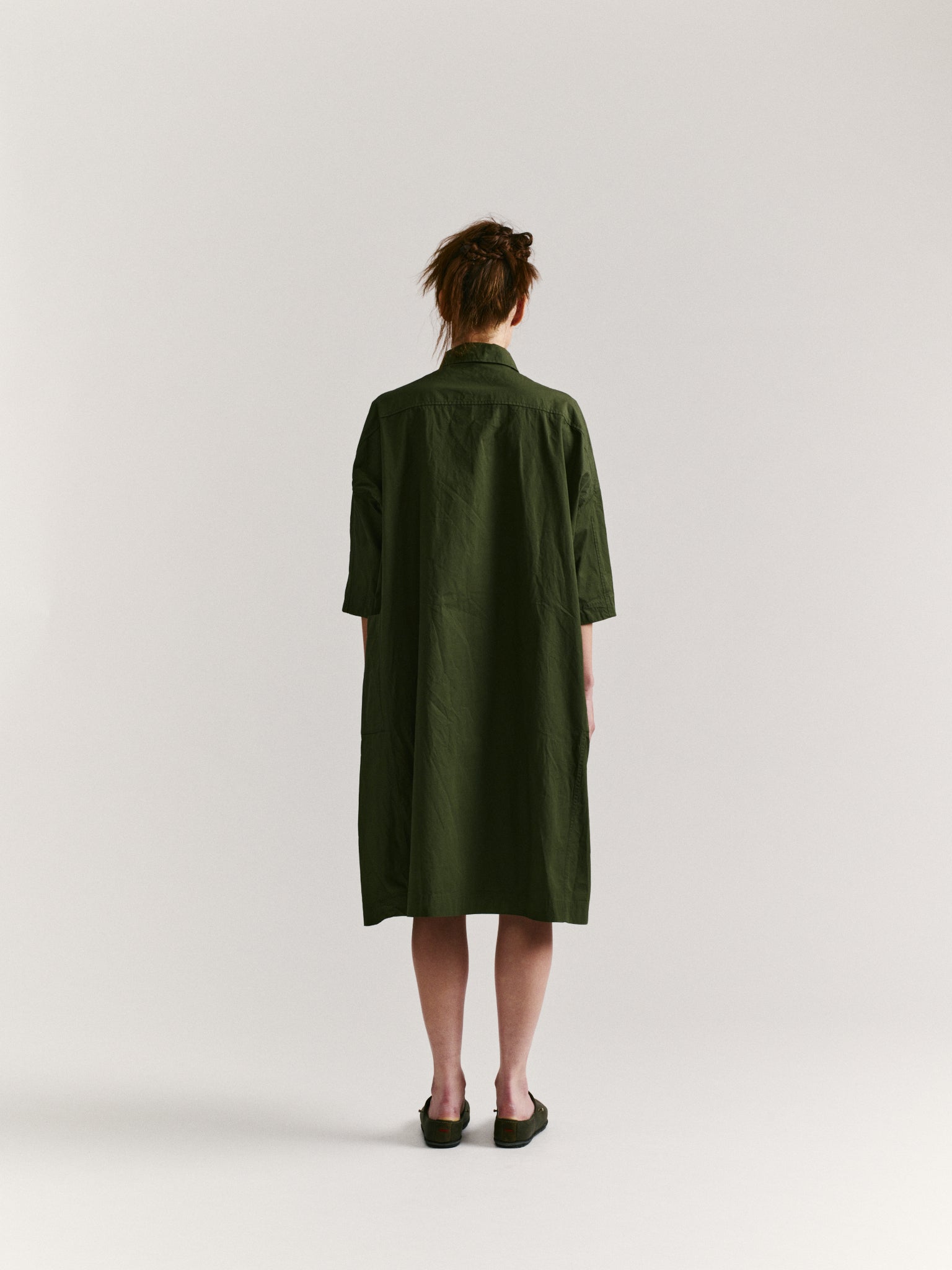 FEBRUARY DRESS - H CARD - OLIVE