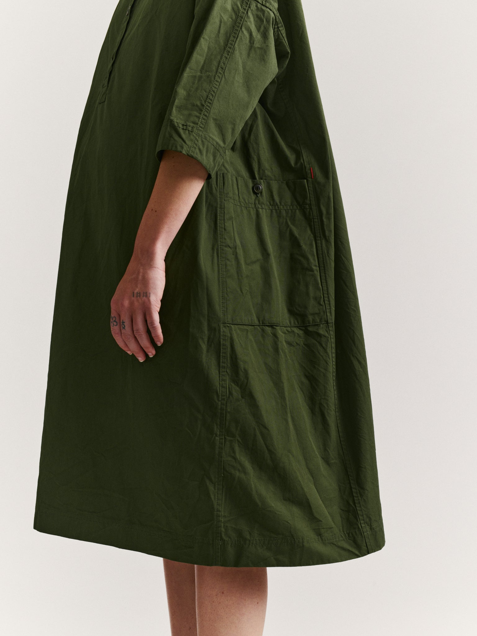 FEBRUARY DRESS - H CARD - OLIVE