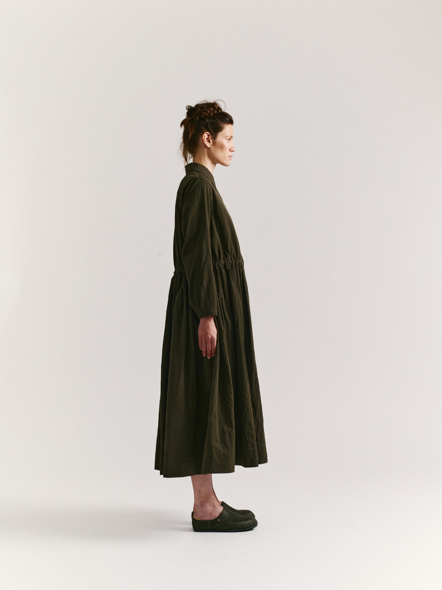PANZY DRESS - PAPER COT - KHAKI