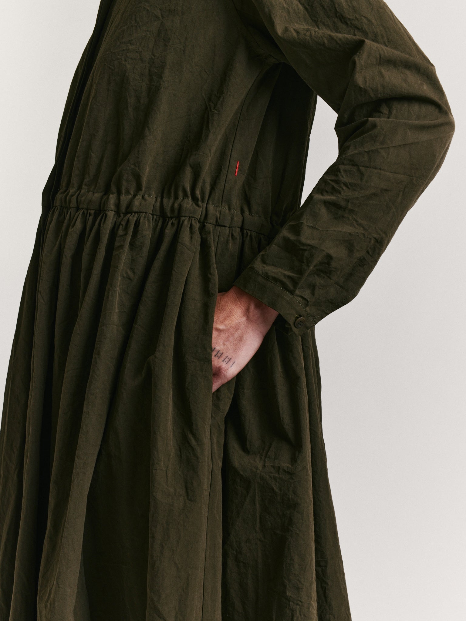 PANZY DRESS - PAPER COT - KHAKI