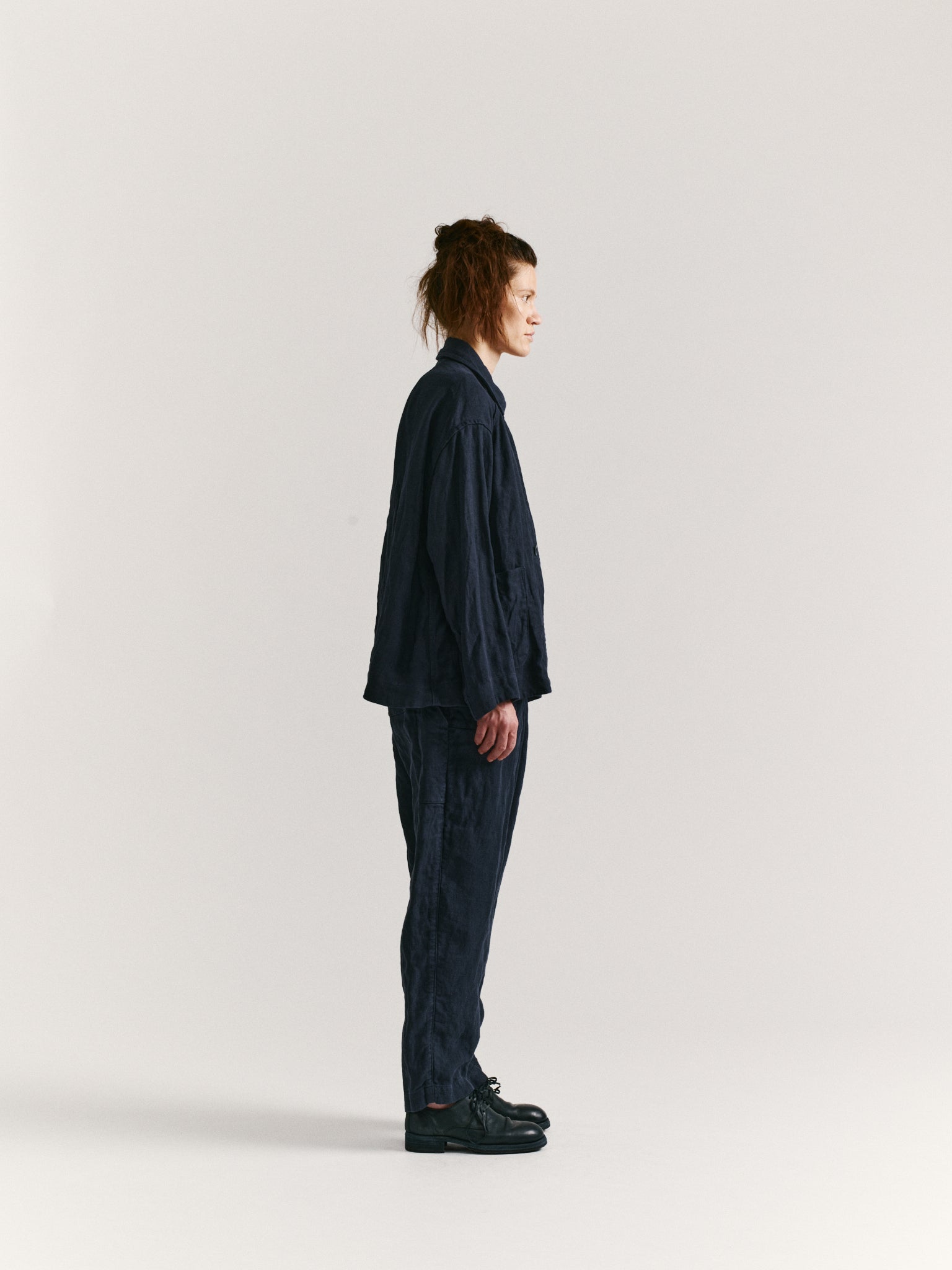 DRAYS TRAVAIL JACKET - HARD LIN - NIGHT