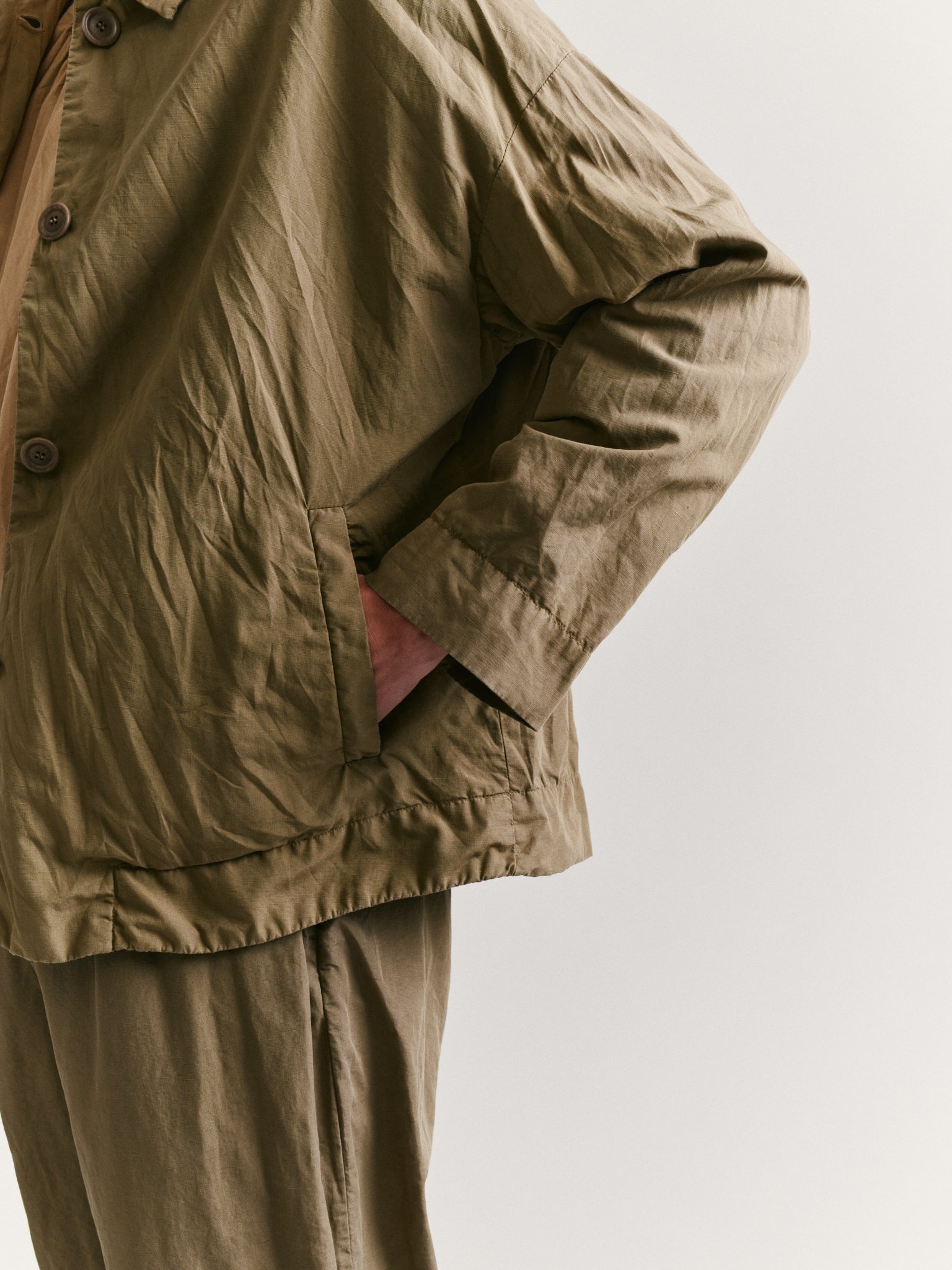JULIETTE JACKET - LIN COT - OLIVE