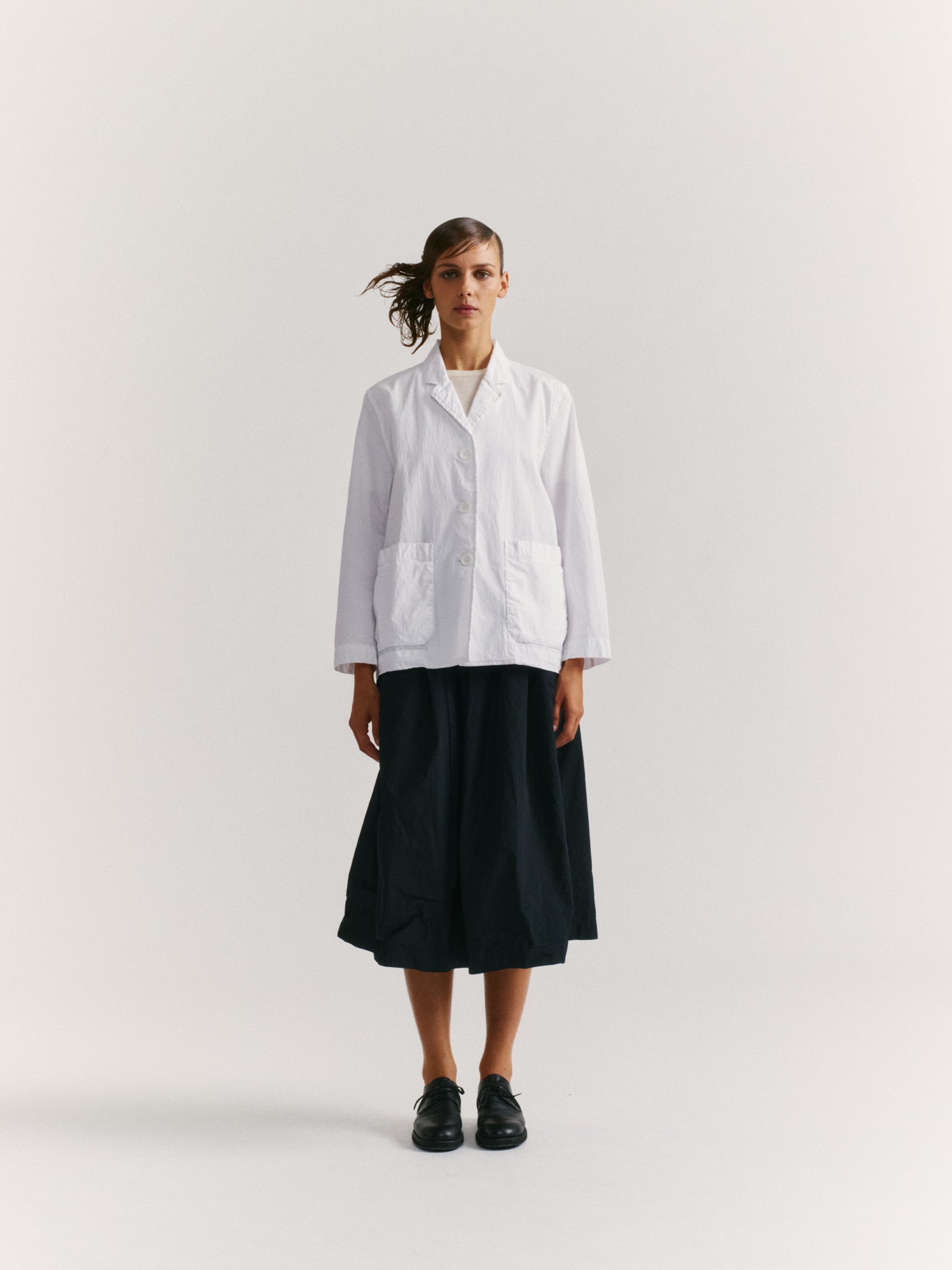 WORKWEAR PUDDY JACKET - TAFFETA - WHITE