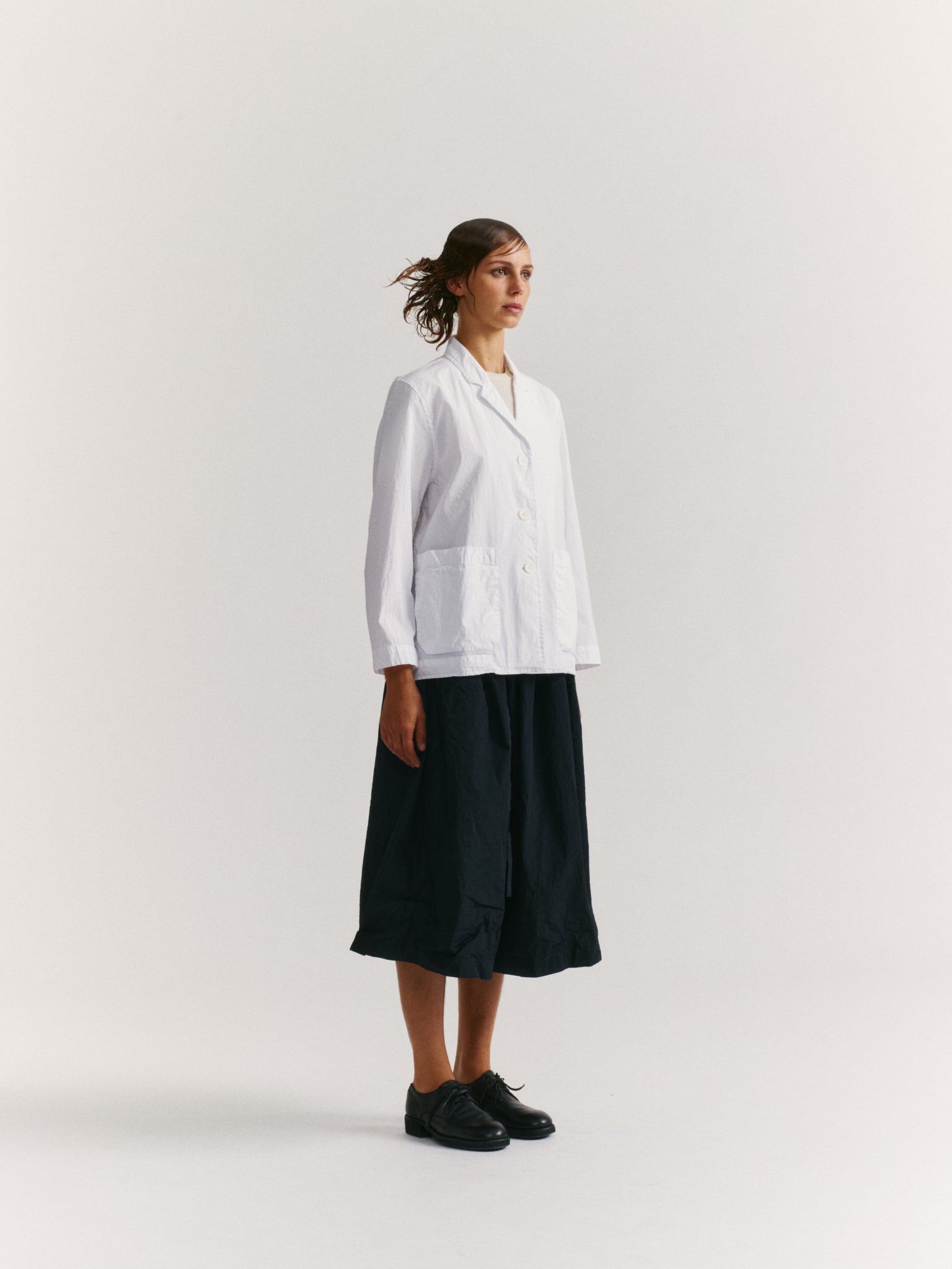 WORKWEAR PUDDY JACKET - TAFFETA - WHITE