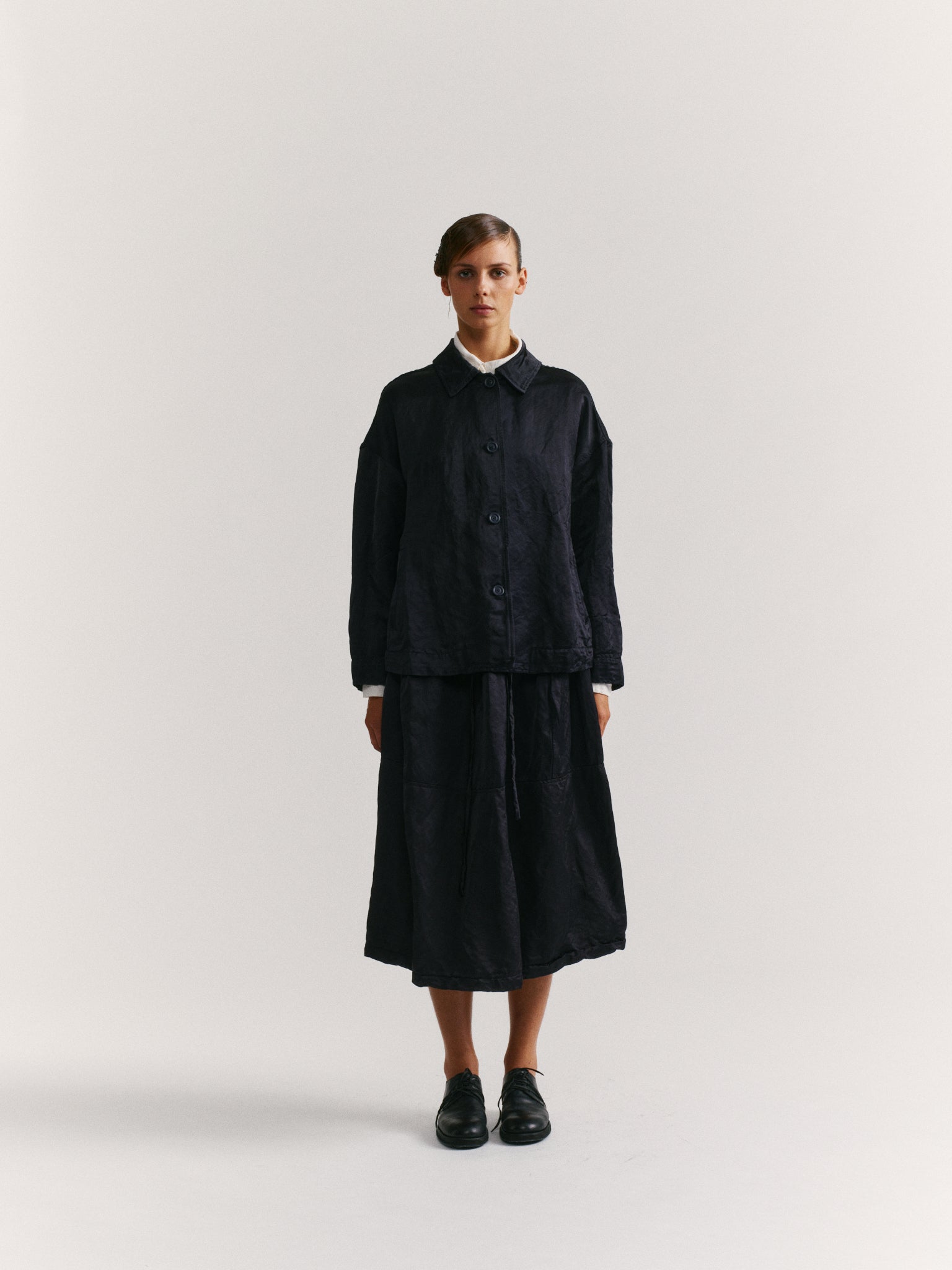 JULIETTE JACKET - SATIN - NIGHT