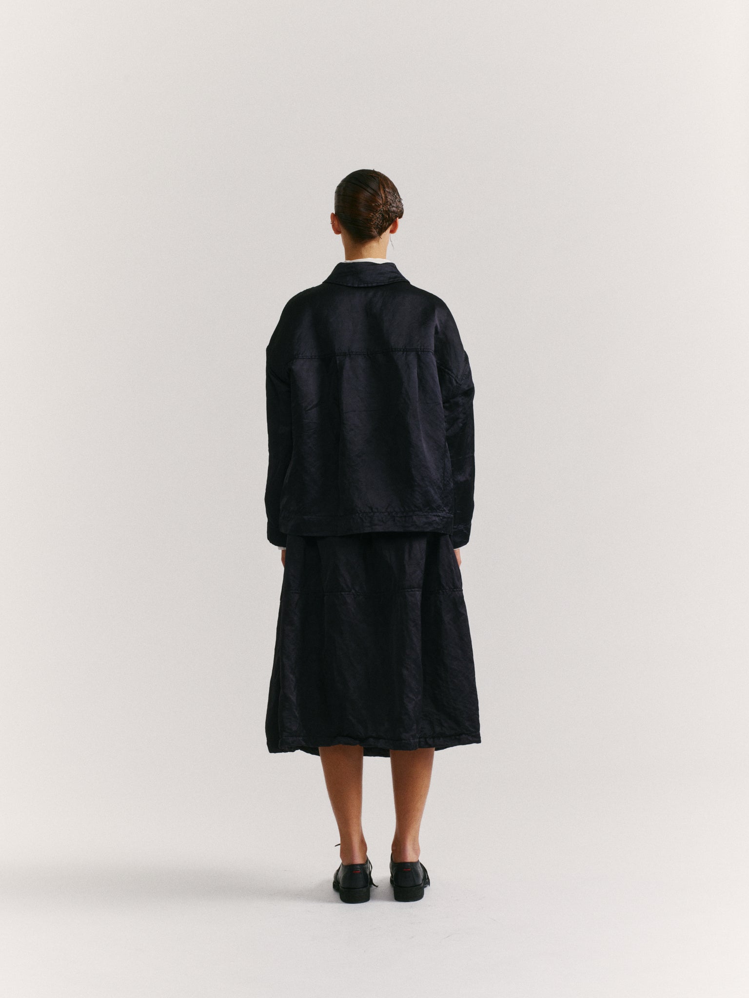 JULIETTE JACKET - SATIN - NIGHT
