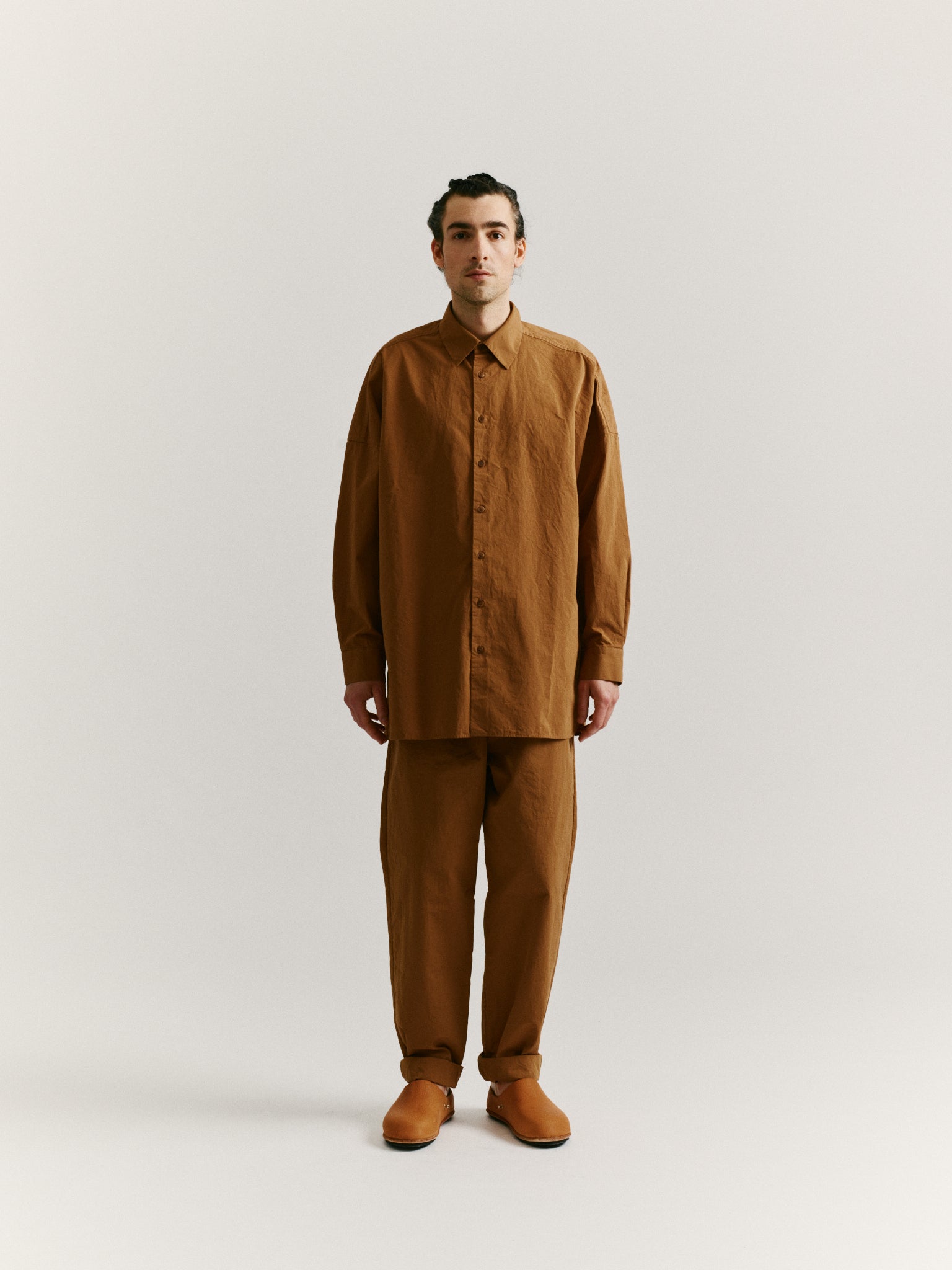 SAINT LOUIS SHIRT _ PAPER COT - ALMOND