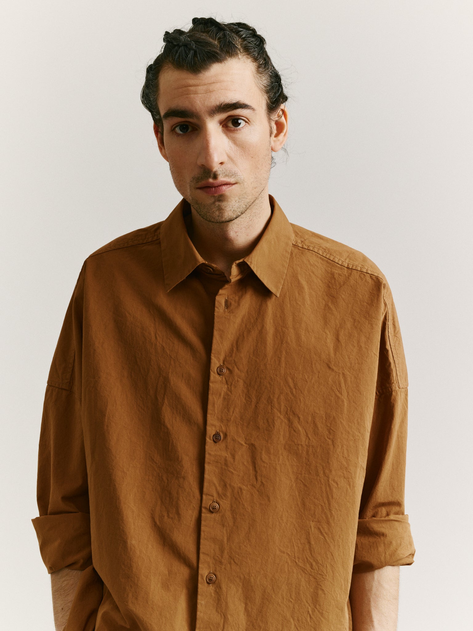 SAINT LOUIS SHIRT _ PAPER COT - ALMOND
