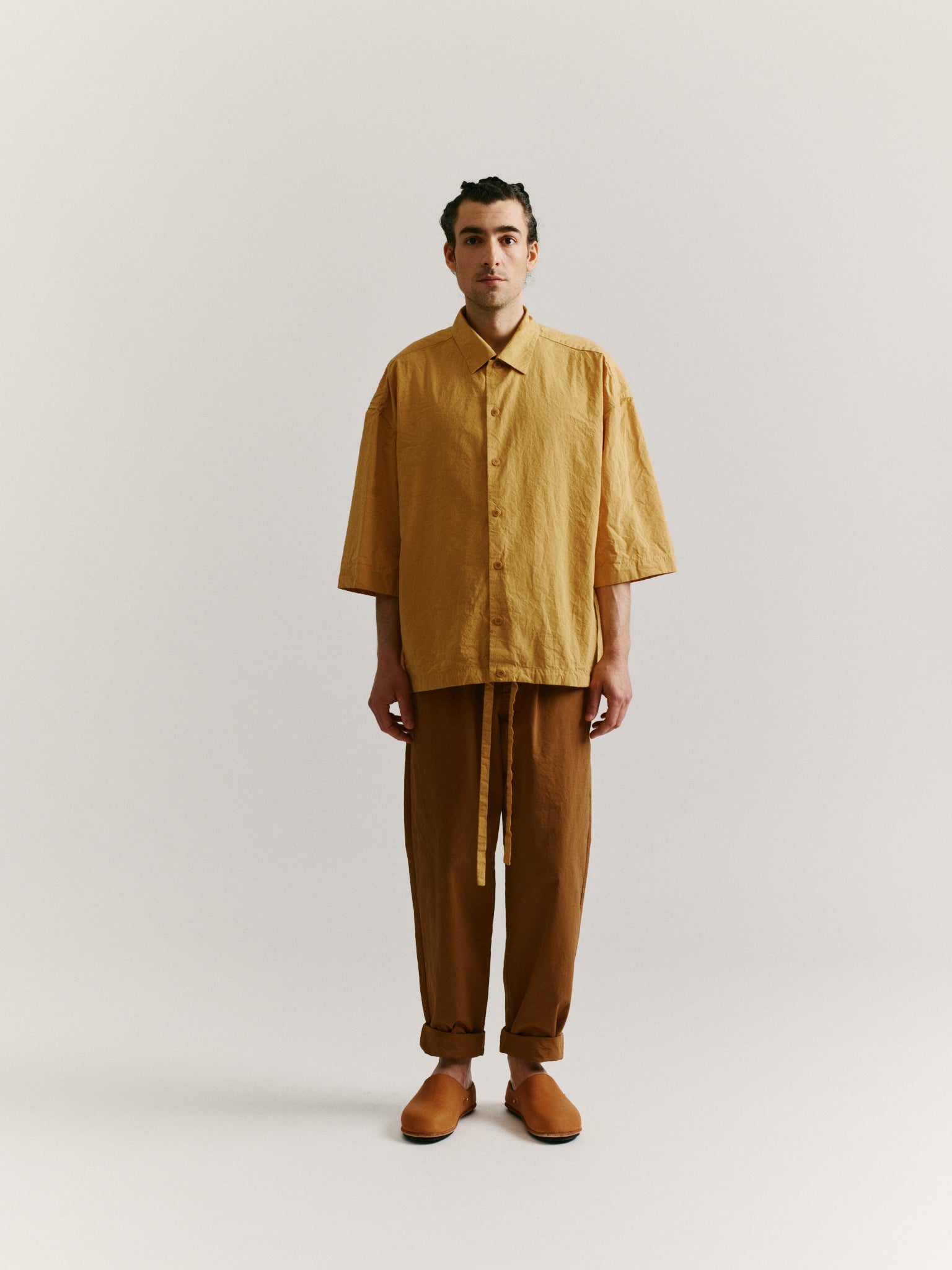 MILI VOLUME SHIRT - PAPER COT - BEIGE