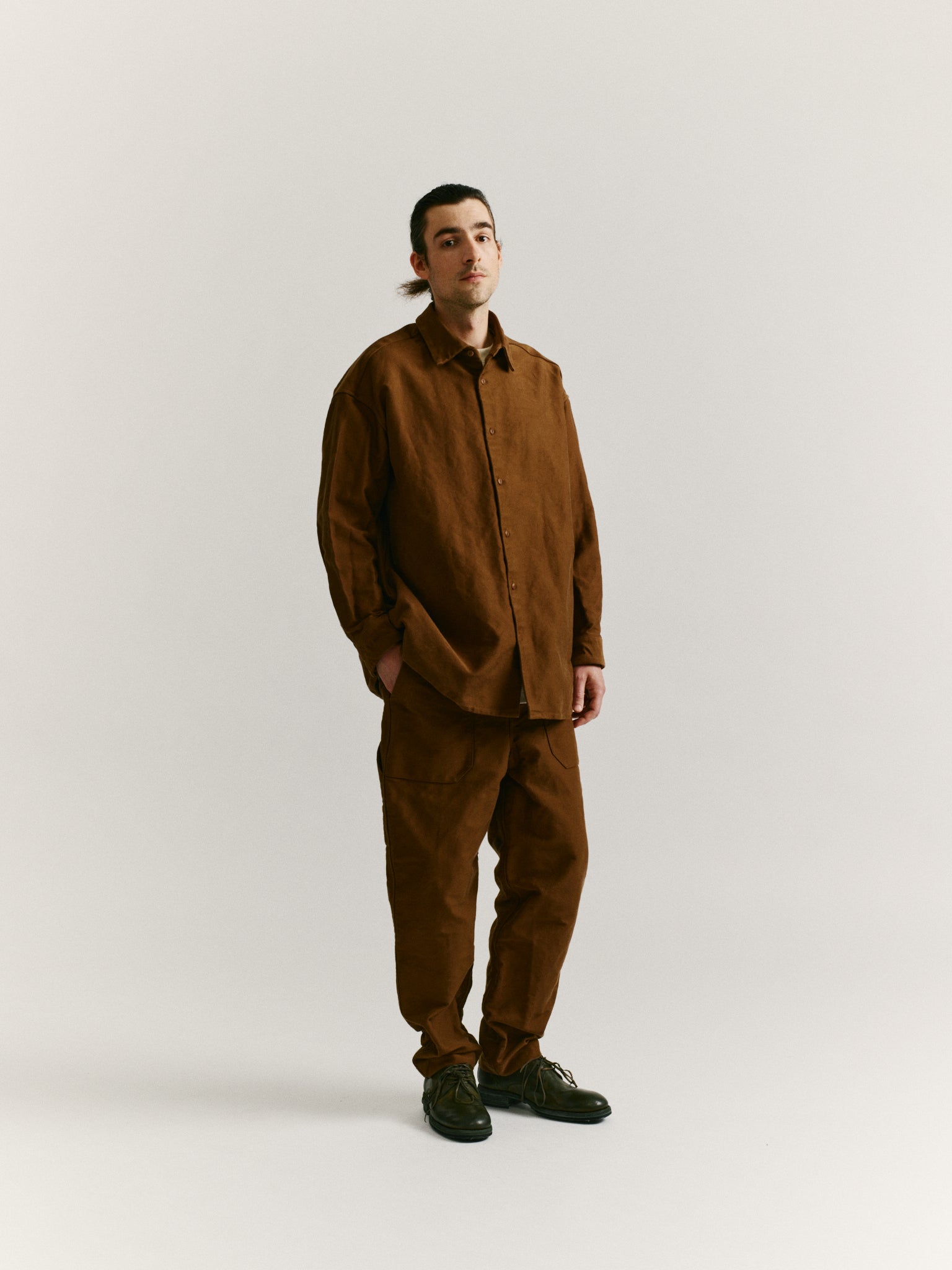 VOLUMER SHIRT - FAILLE - GINGER