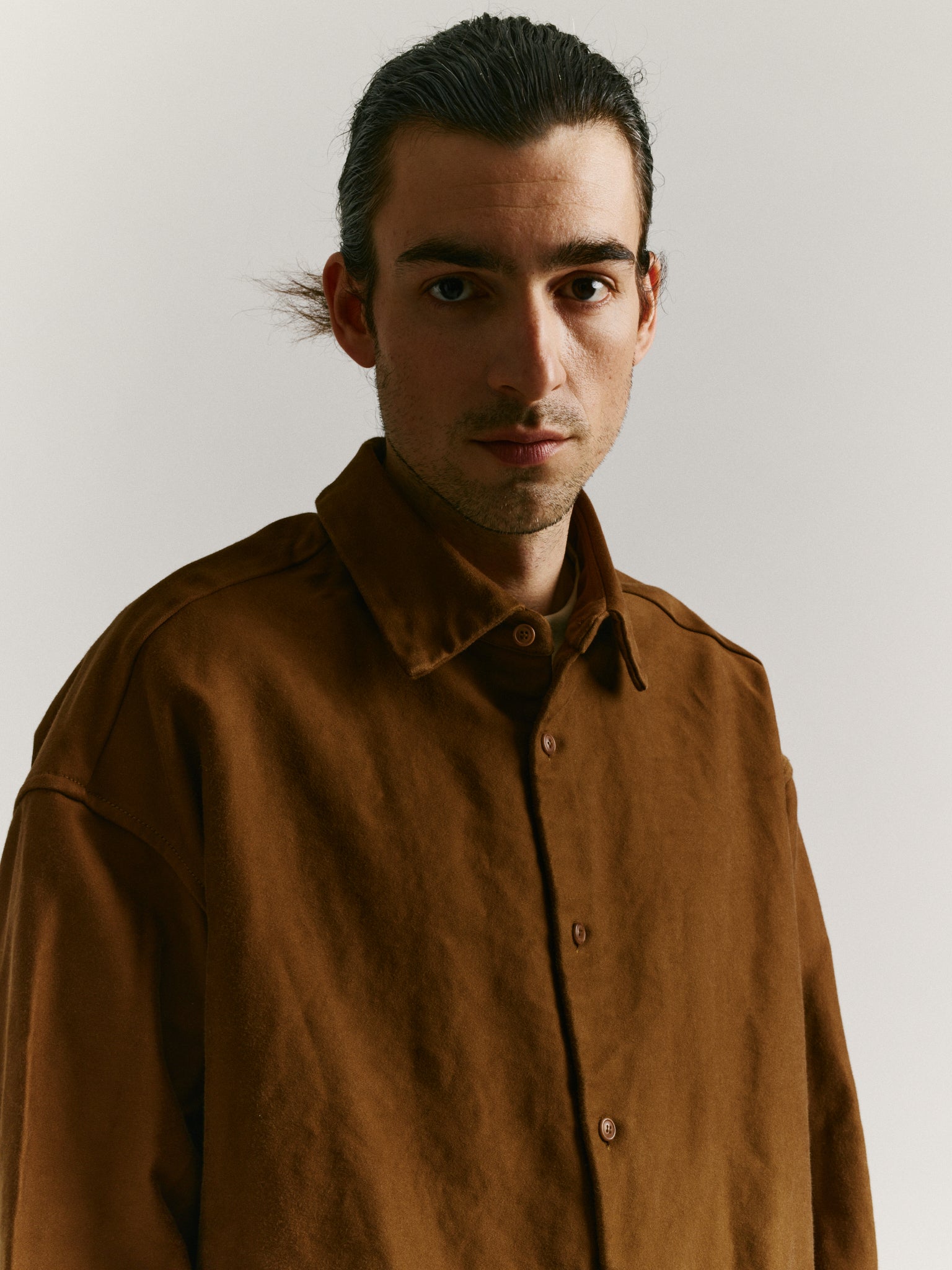 VOLUMER SHIRT - FAILLE - GINGER