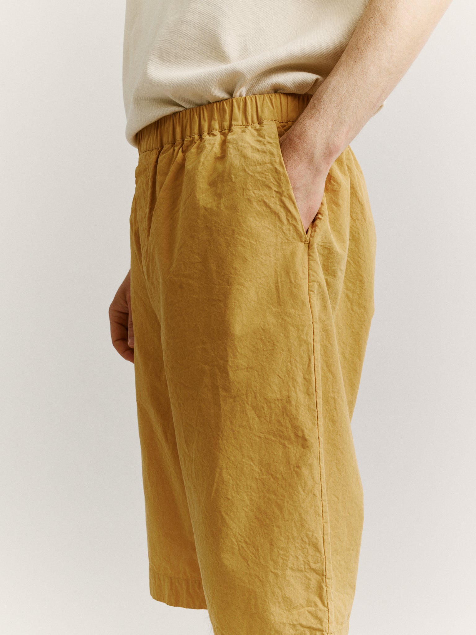 JOG AH SHORT - PAPER COT - BEIGE
