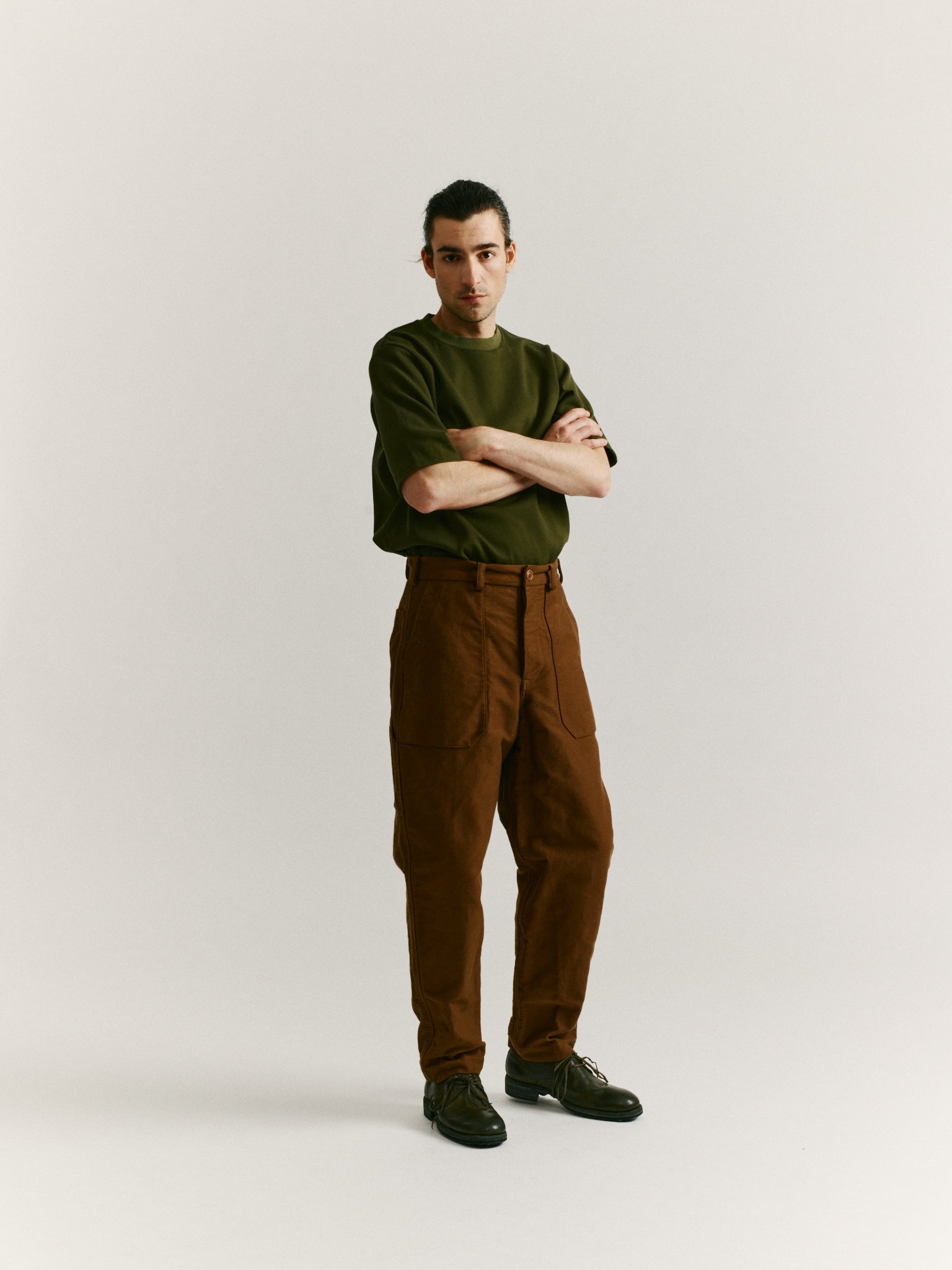 CARGO PANT - FAILLE - GINGER