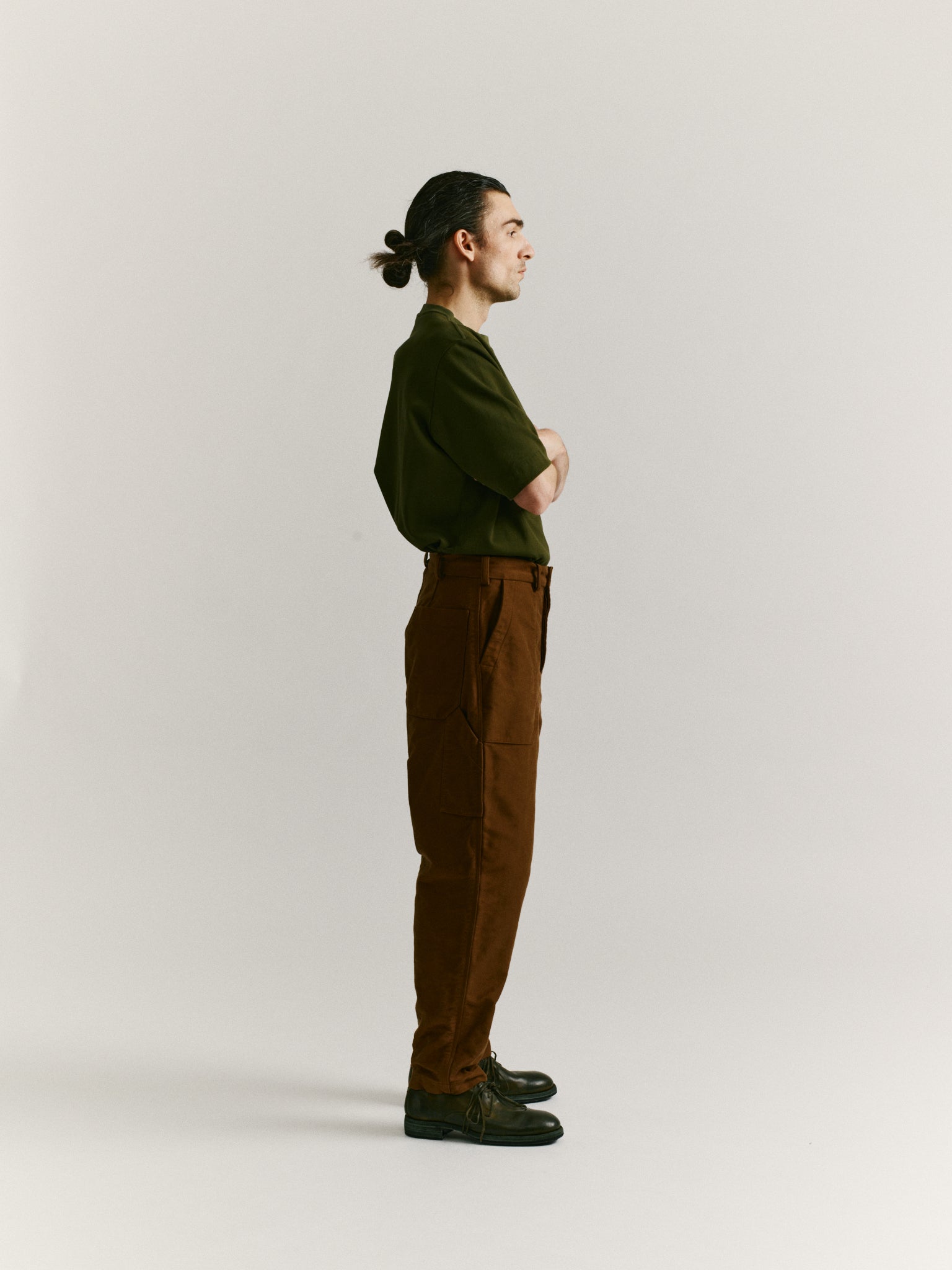 CARGO PANT - FAILLE - GINGER