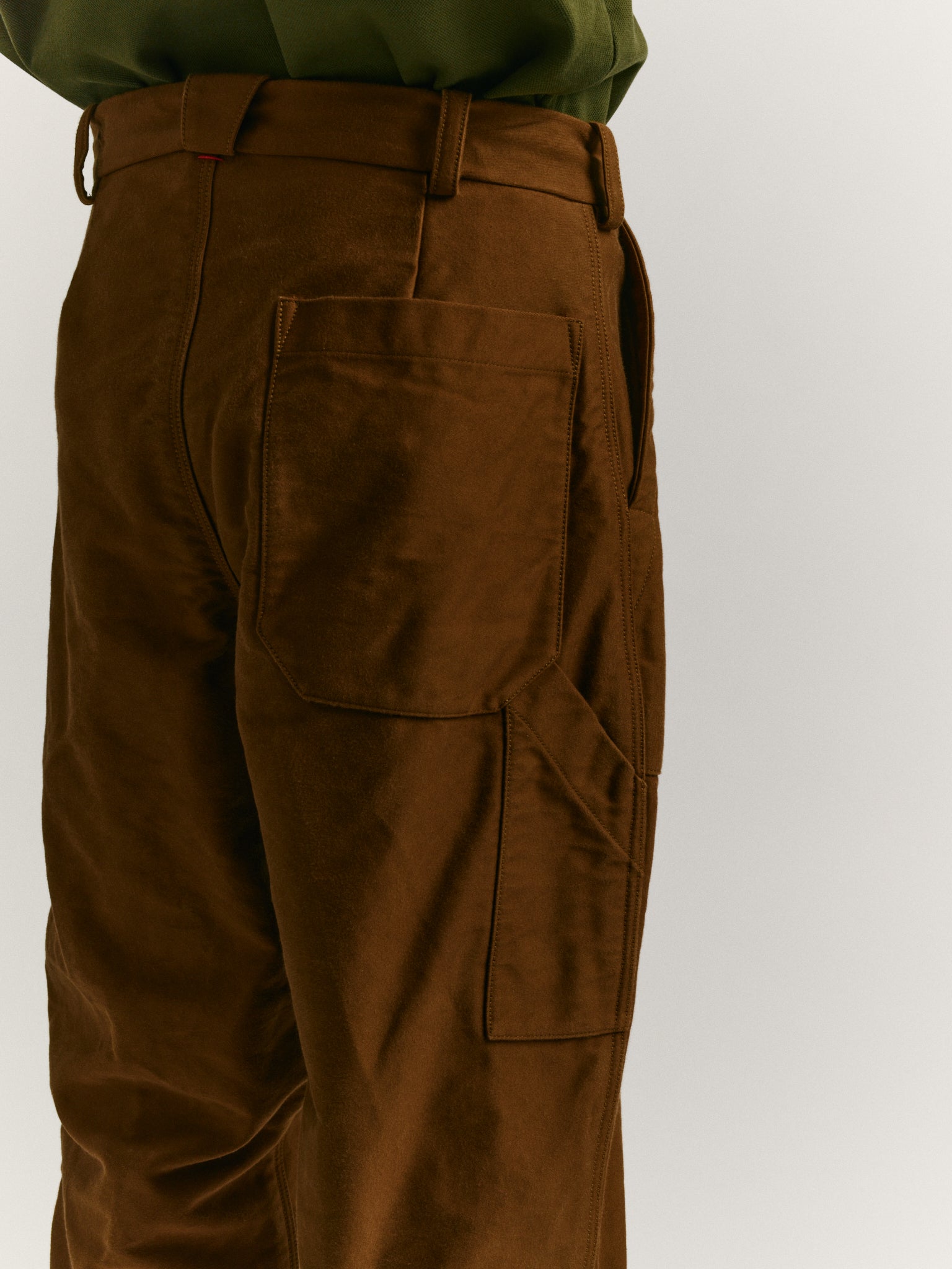 CARGO PANT - FAILLE - GINGER