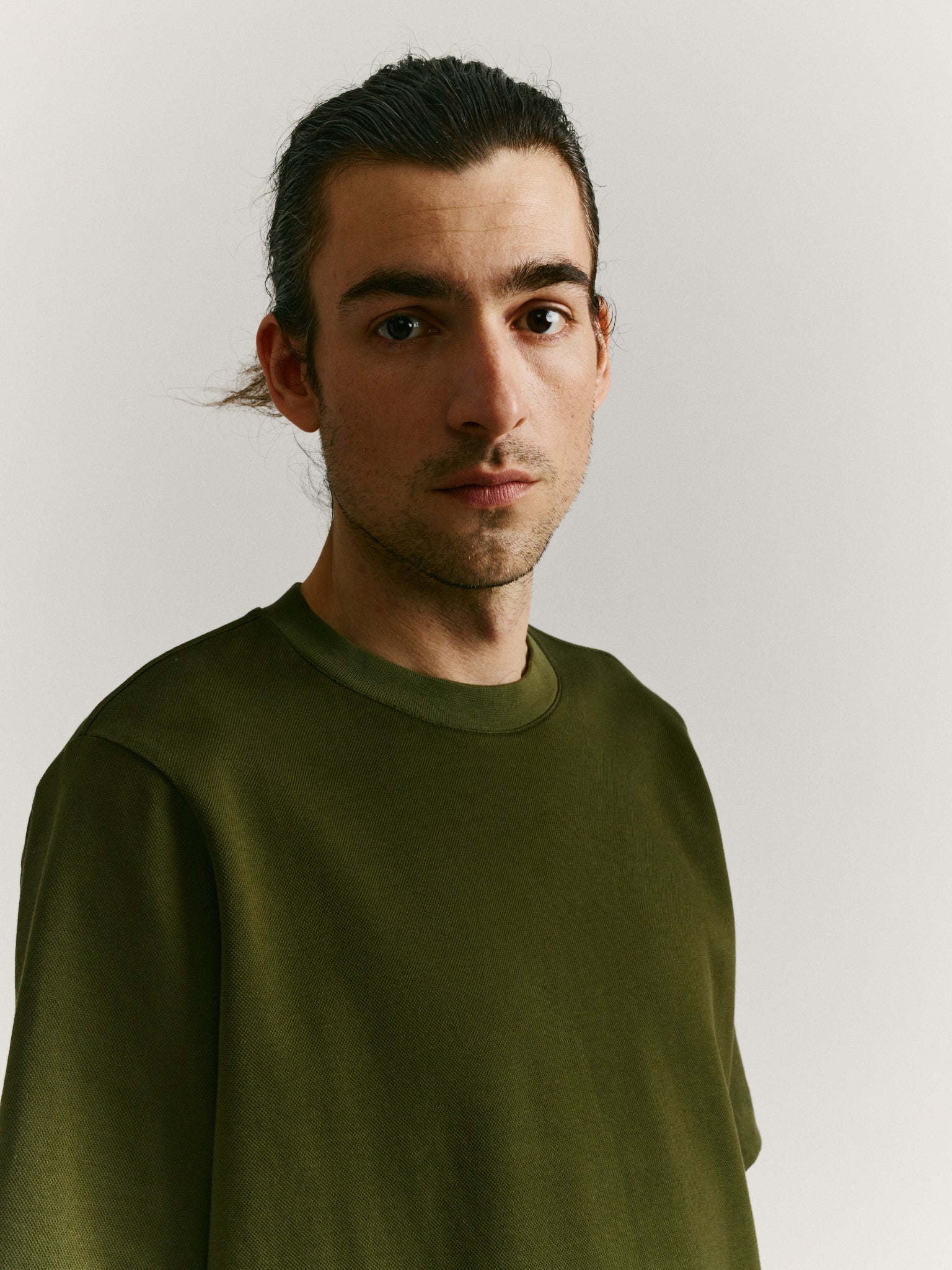 FELIX TSHIRT - PIQUE JERSEY - OLIVE