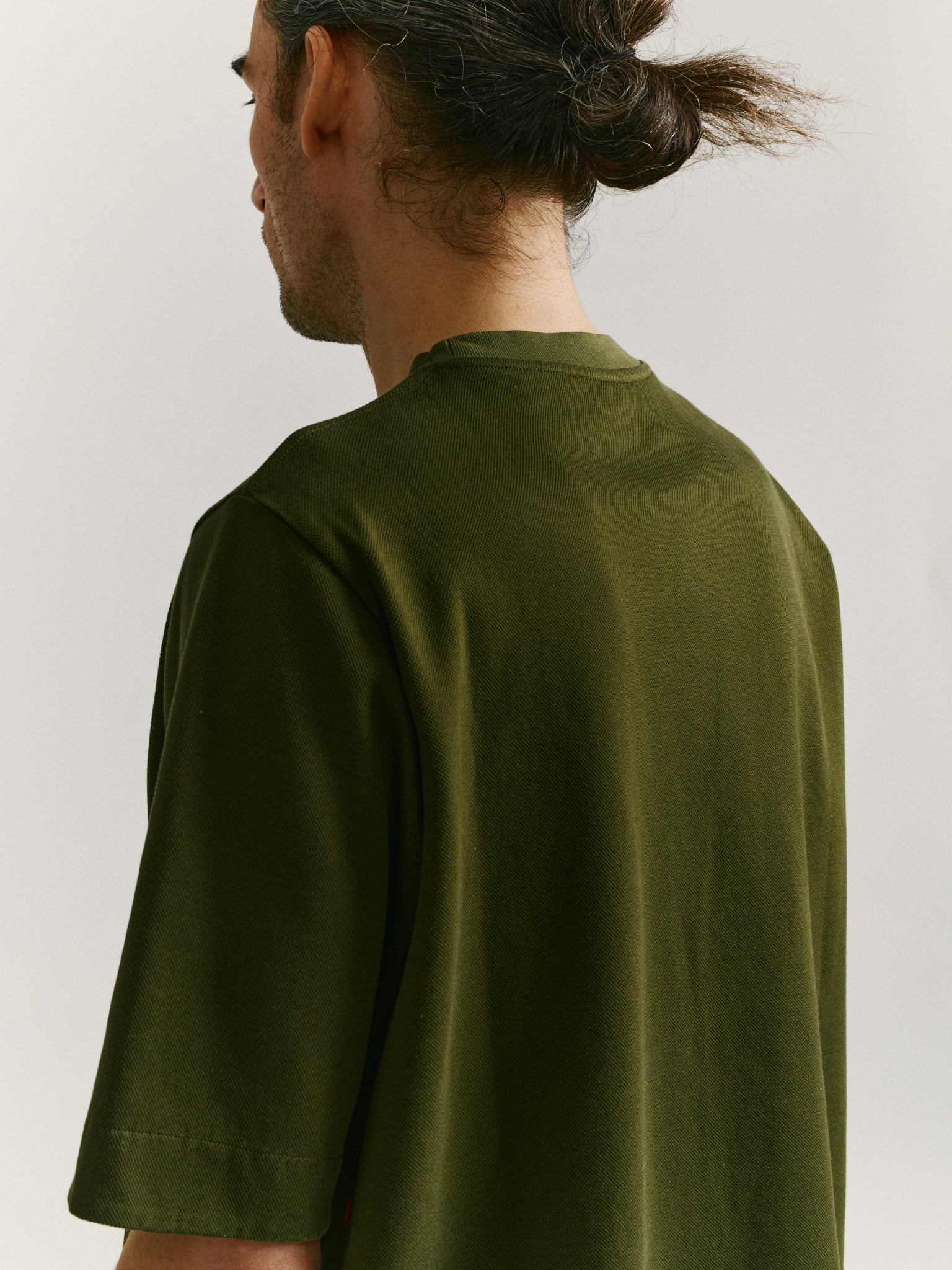 FELIX TSHIRT - PIQUE JERSEY - OLIVE
