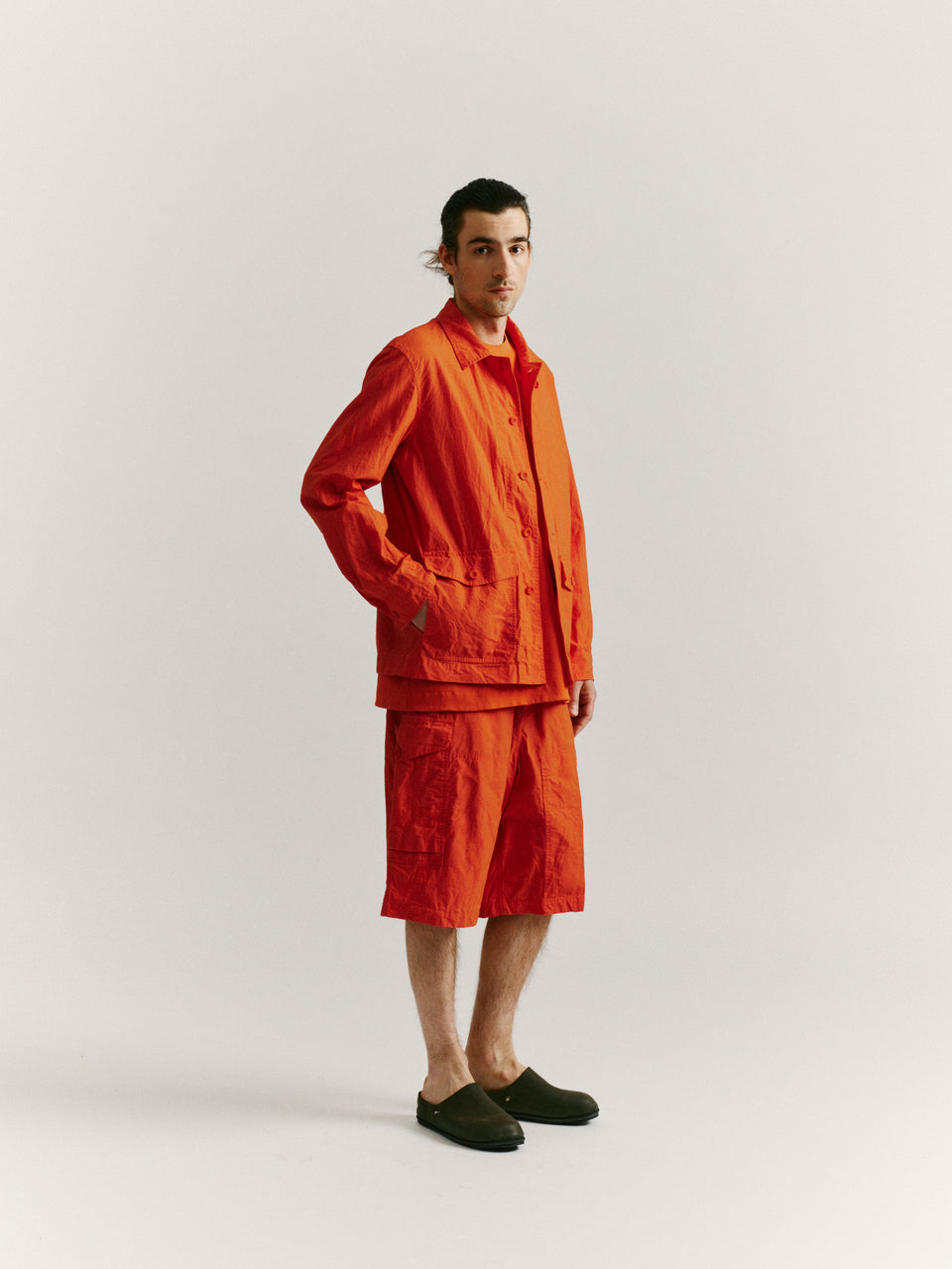 ABEL JACKET - L WAX - ORANGE