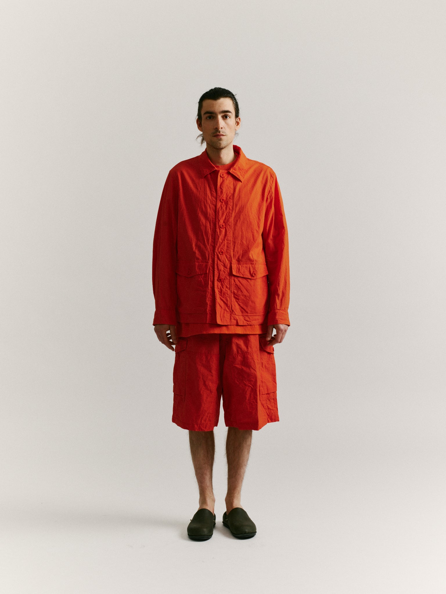ABEL JACKET - L WAX - ORANGE