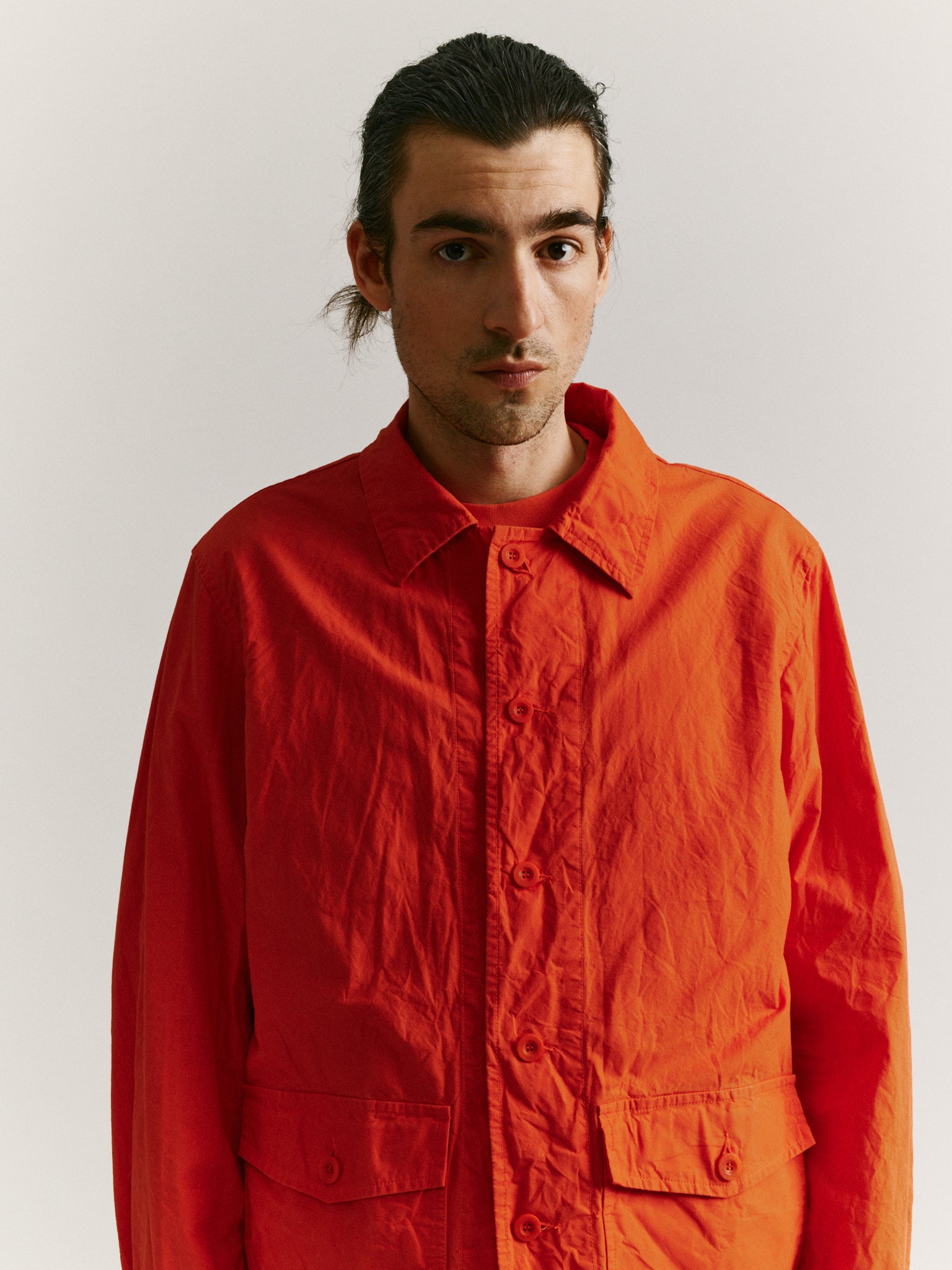 ABEL JACKET - L WAX - ORANGE