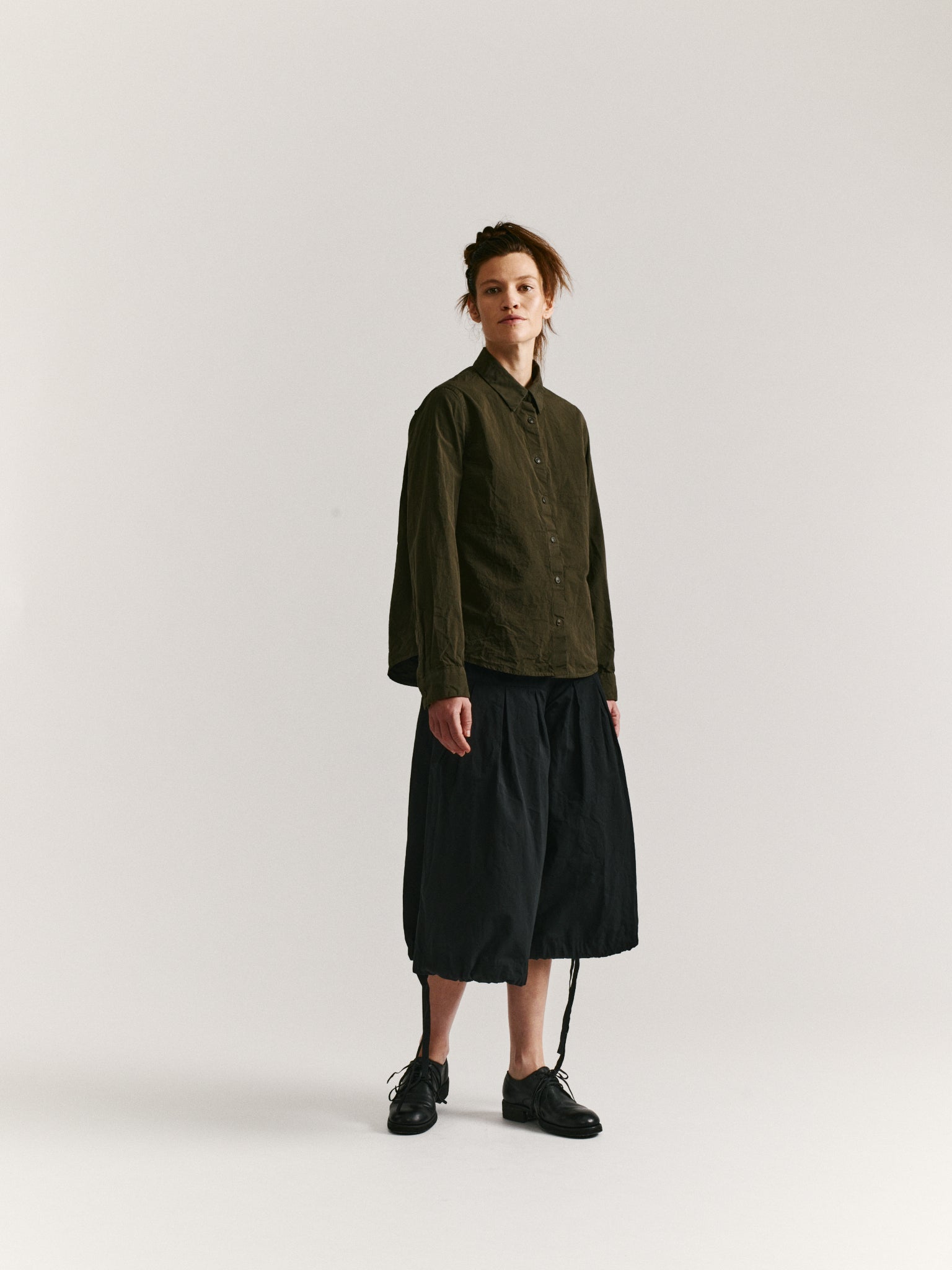 CHLOE SHIRT - PAPER COT - KHAKI