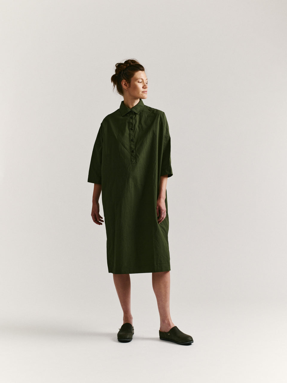 FEBRUARY DRESS - H CARD - OLIVE
