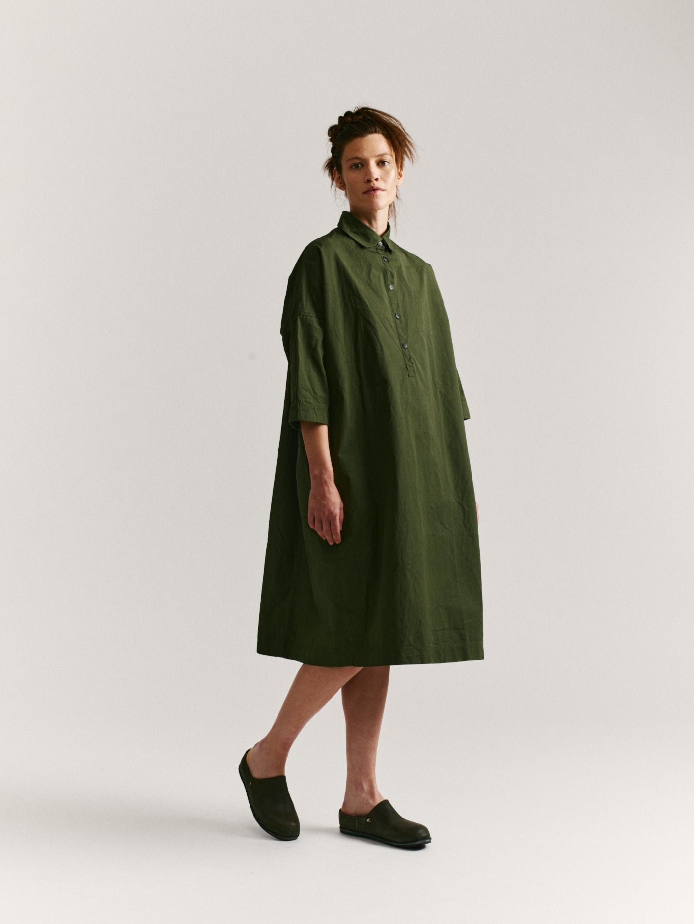 FEBRUARY DRESS - H CARD - OLIVE