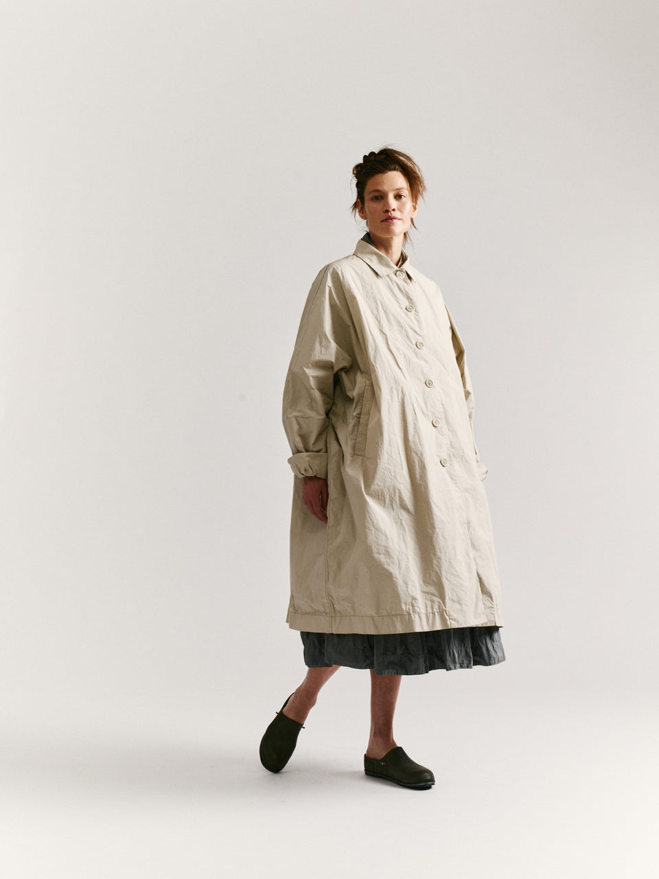 2 PCS COAT - TECCY - CONCRETE