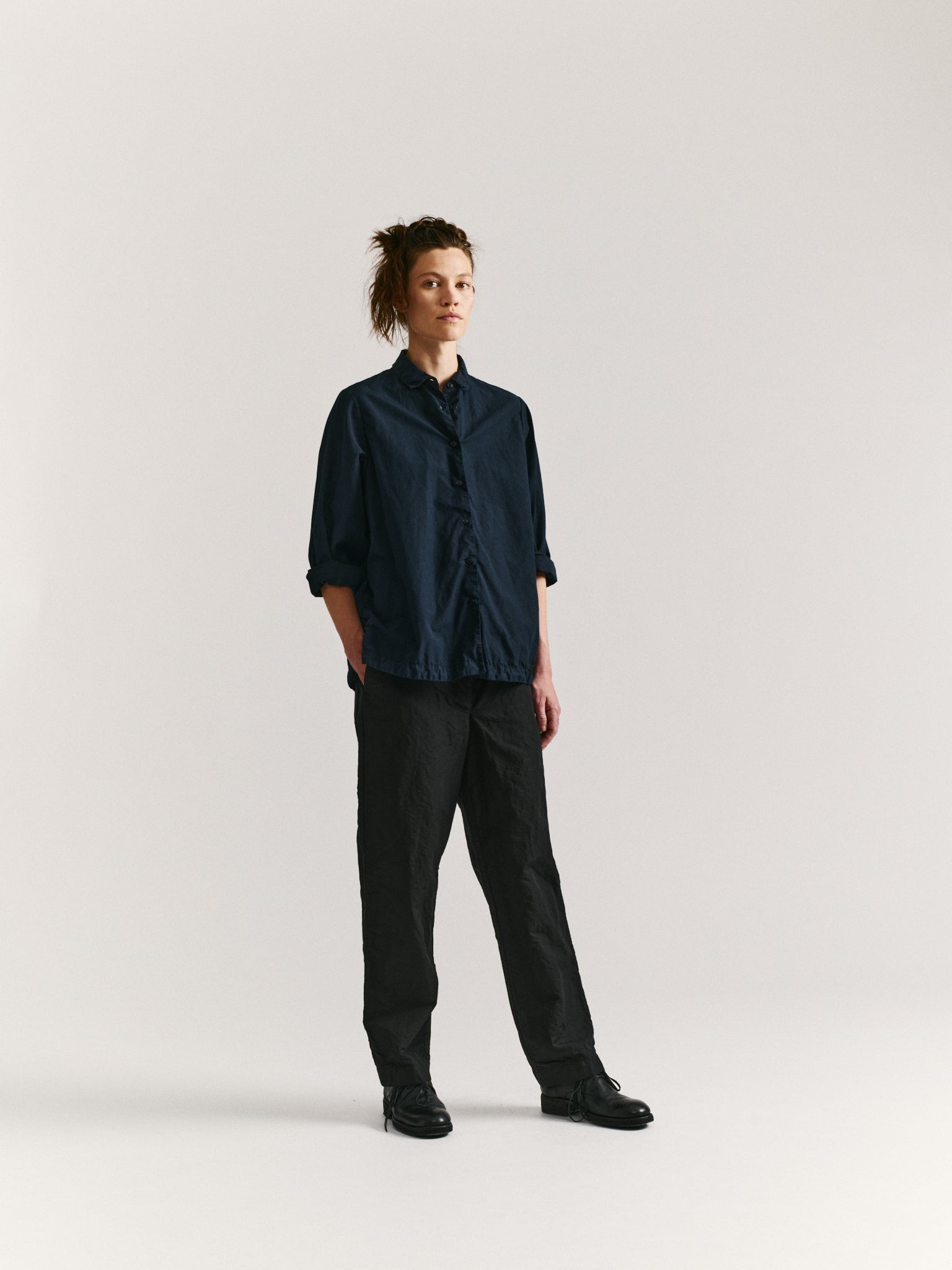ALIX SHIRT - LIN COT - NIGHT