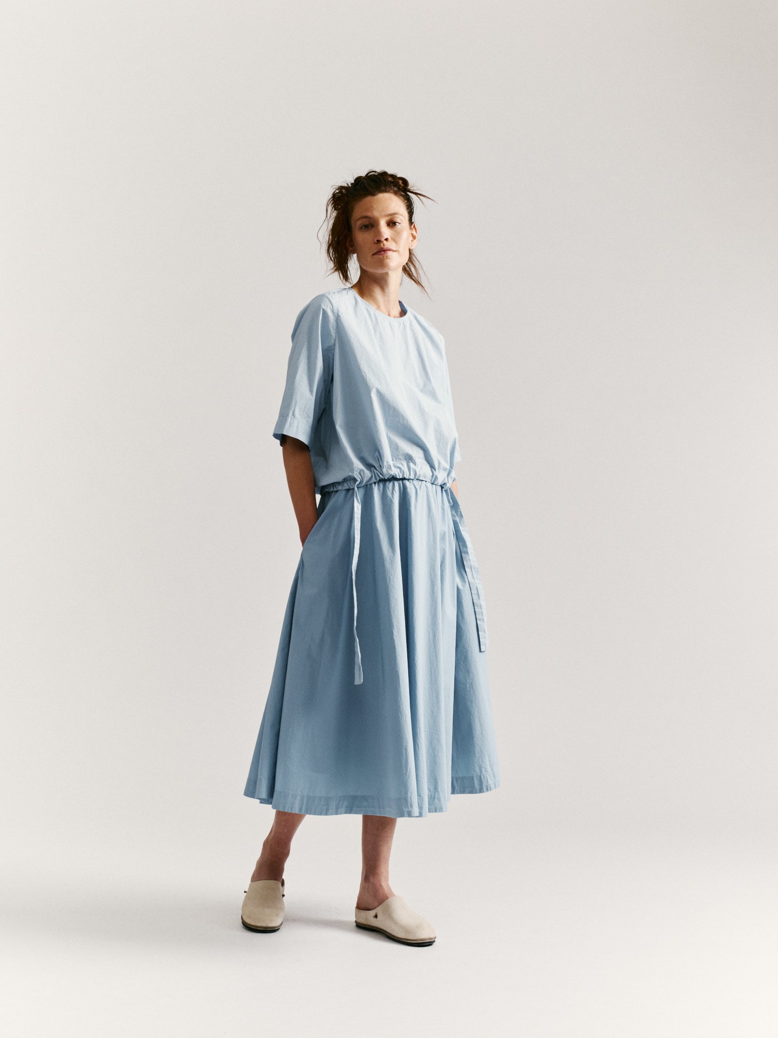 ASTRID TOP - L COT - DUSK