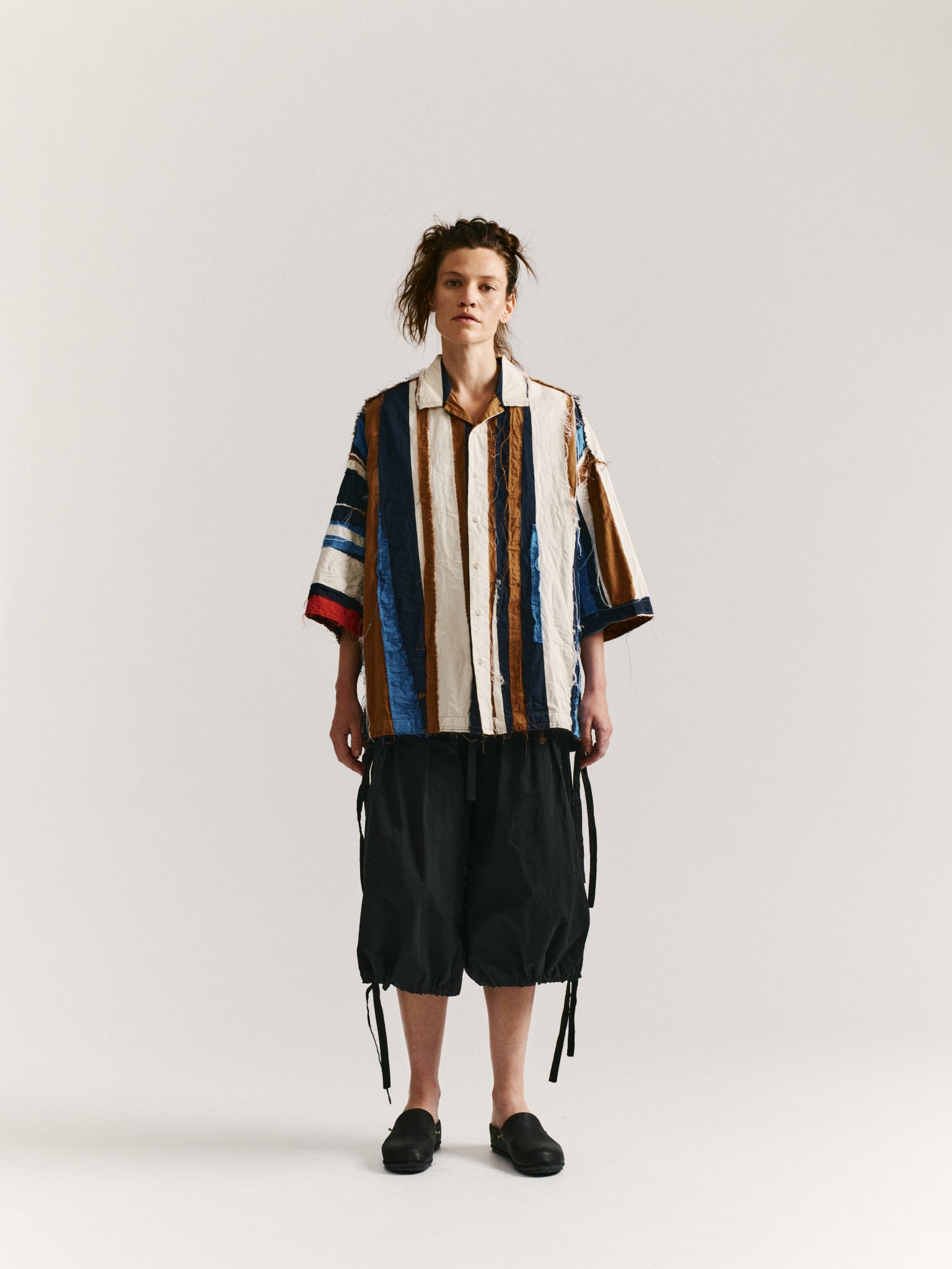 APRIL SHIRT - STRIPE PATCHWORK - AS IS