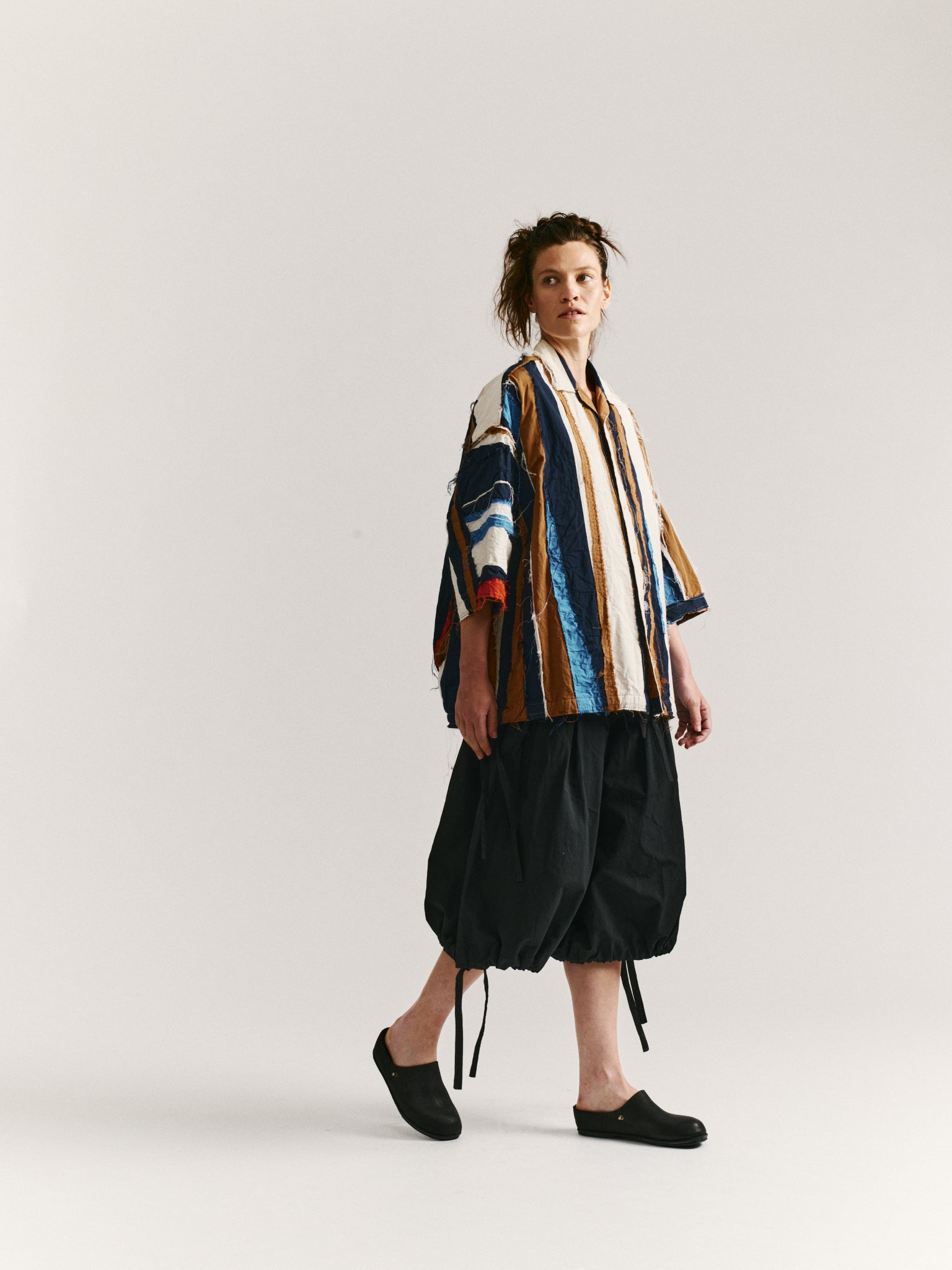 APRIL SHIRT - STRIPE PATCHWORK - AS IS