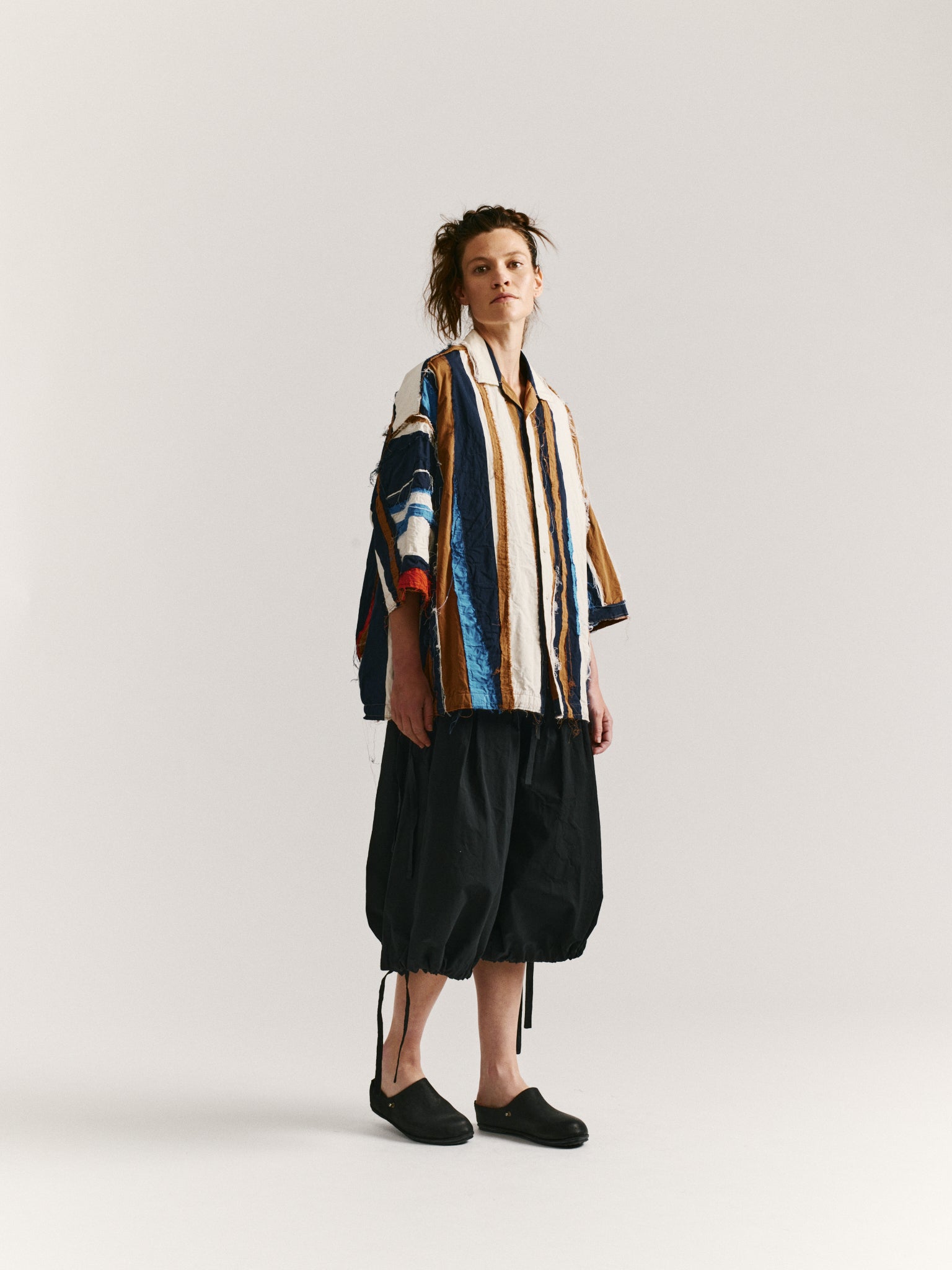 APRIL SHIRT - STRIPE PATCHWORK - AS IS