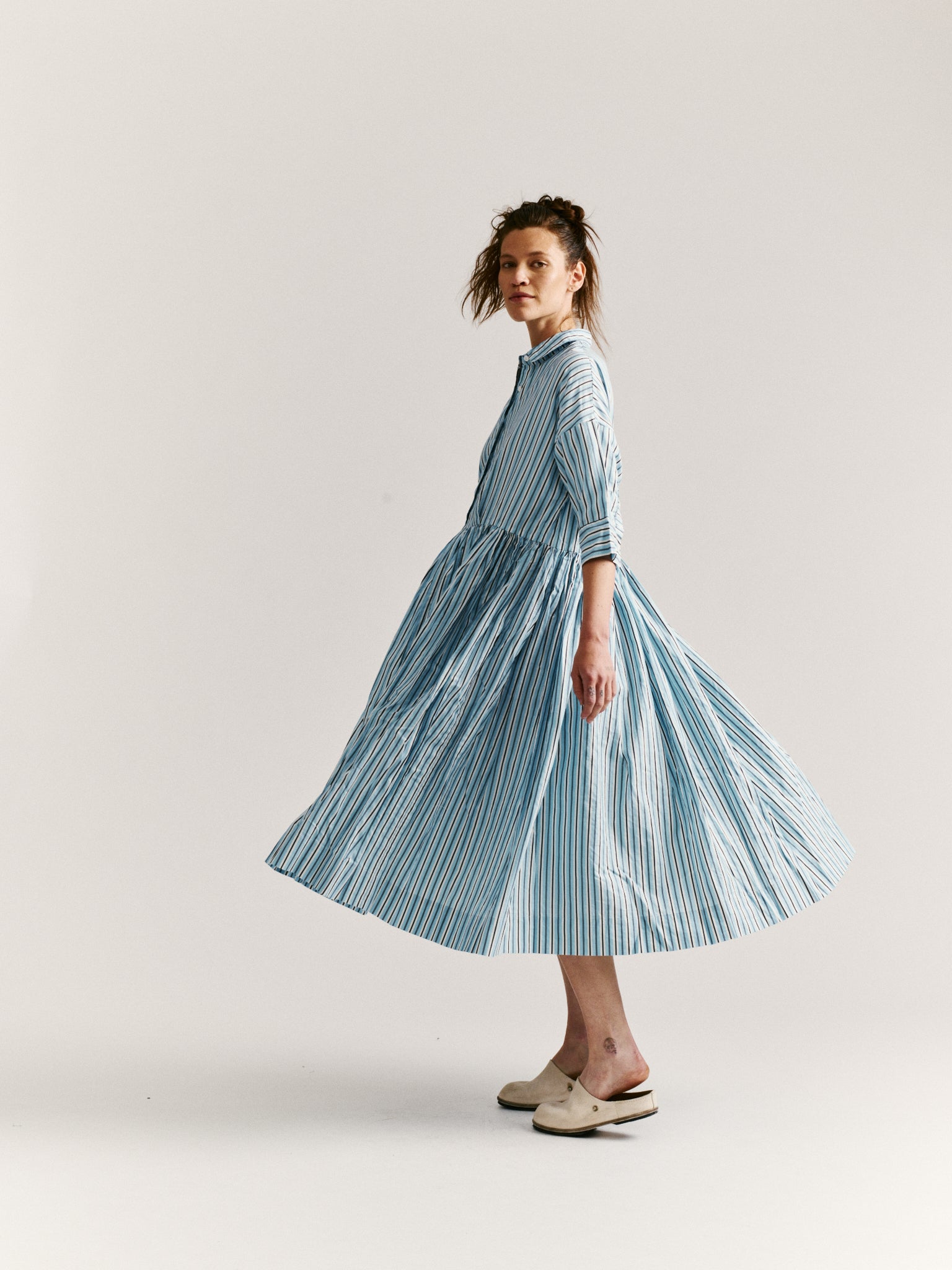 STEPHANIE DRESS - STRIPE - AS IS