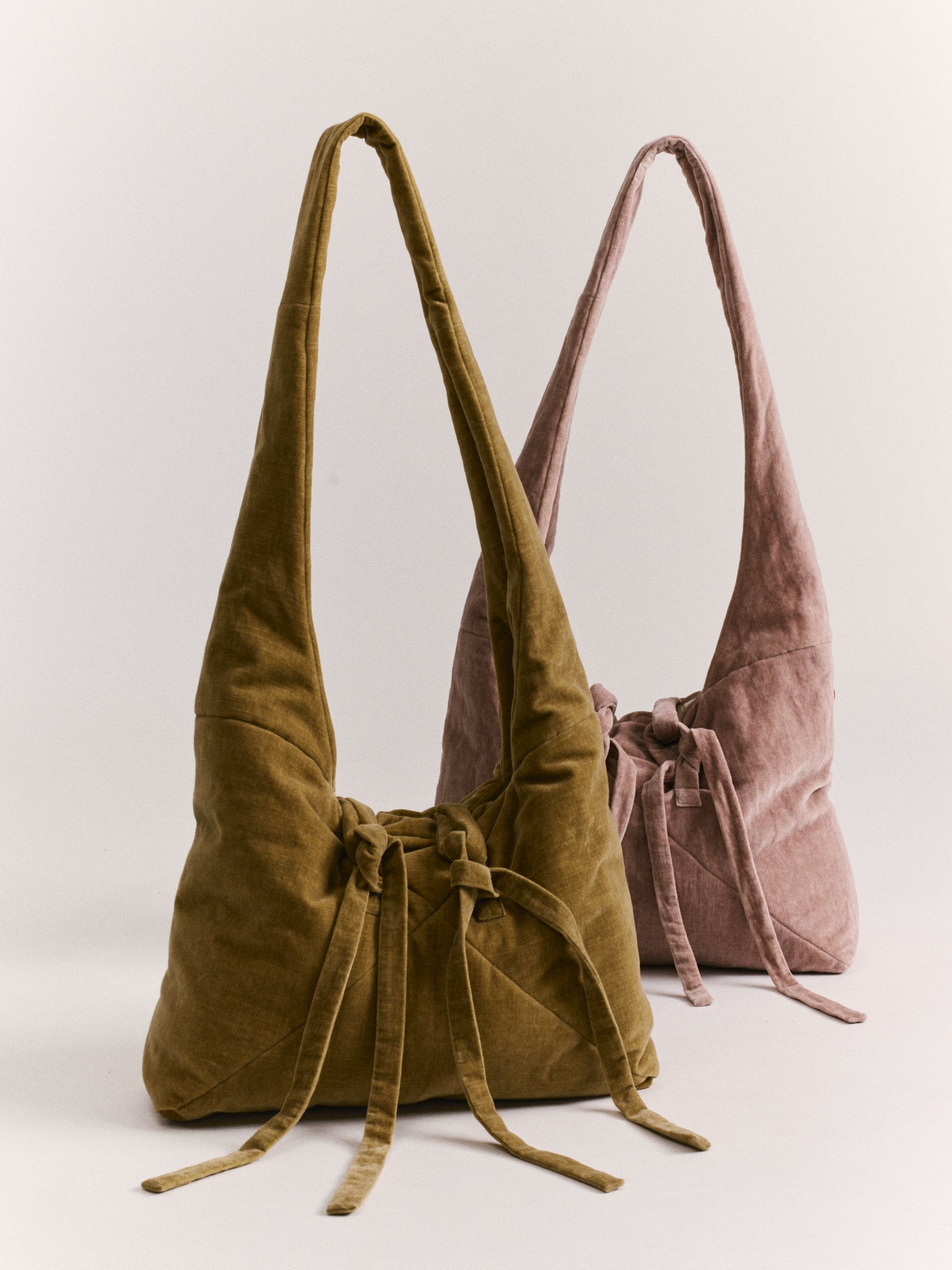 ORIGAMI BAG - MID VELVET - TAUPE