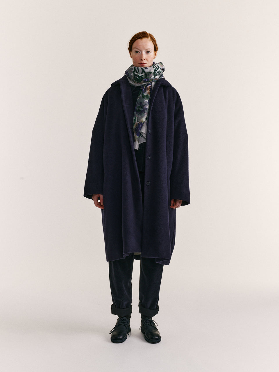 TWILL TOP - DI LINO - INDIGO