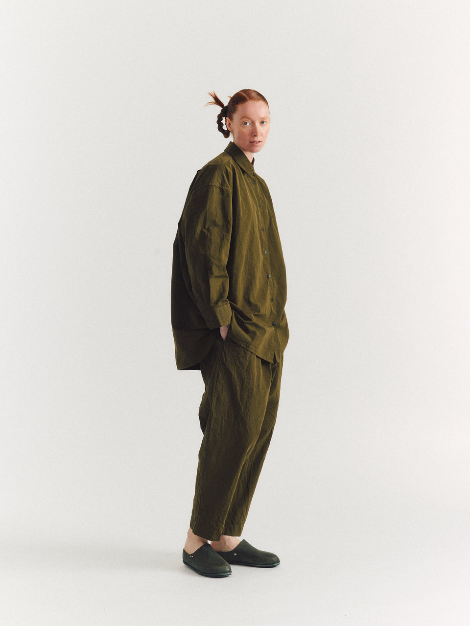 HAMNET SHIRT - PAPER COT - GREEN LAKE
