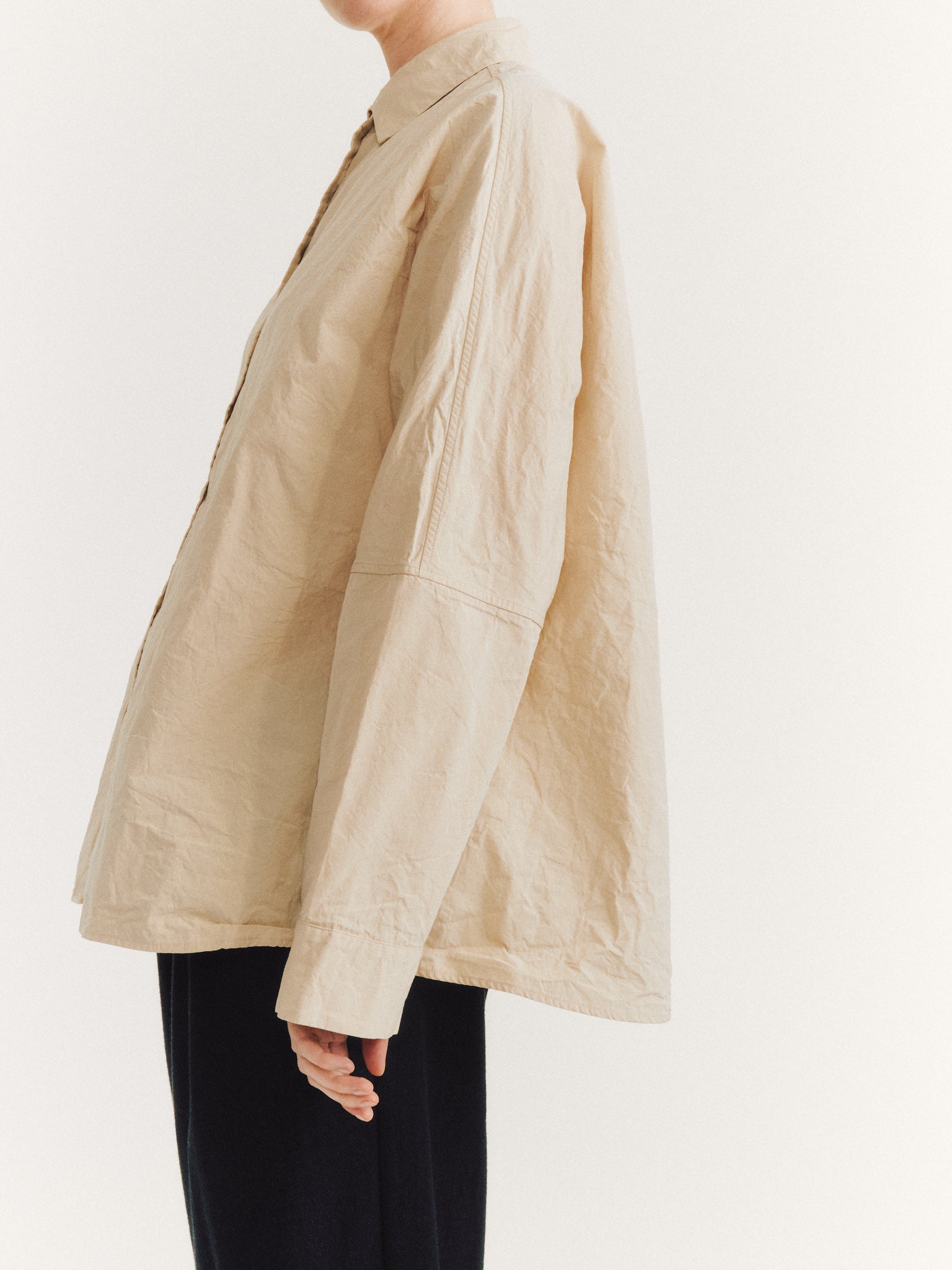 WAGA SHIRT - PAPER COT - OATMEAL