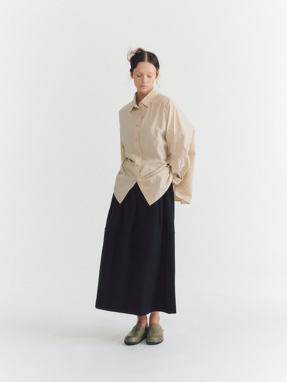 WAGA SHIRT - PAPER COT - OFF WHITE